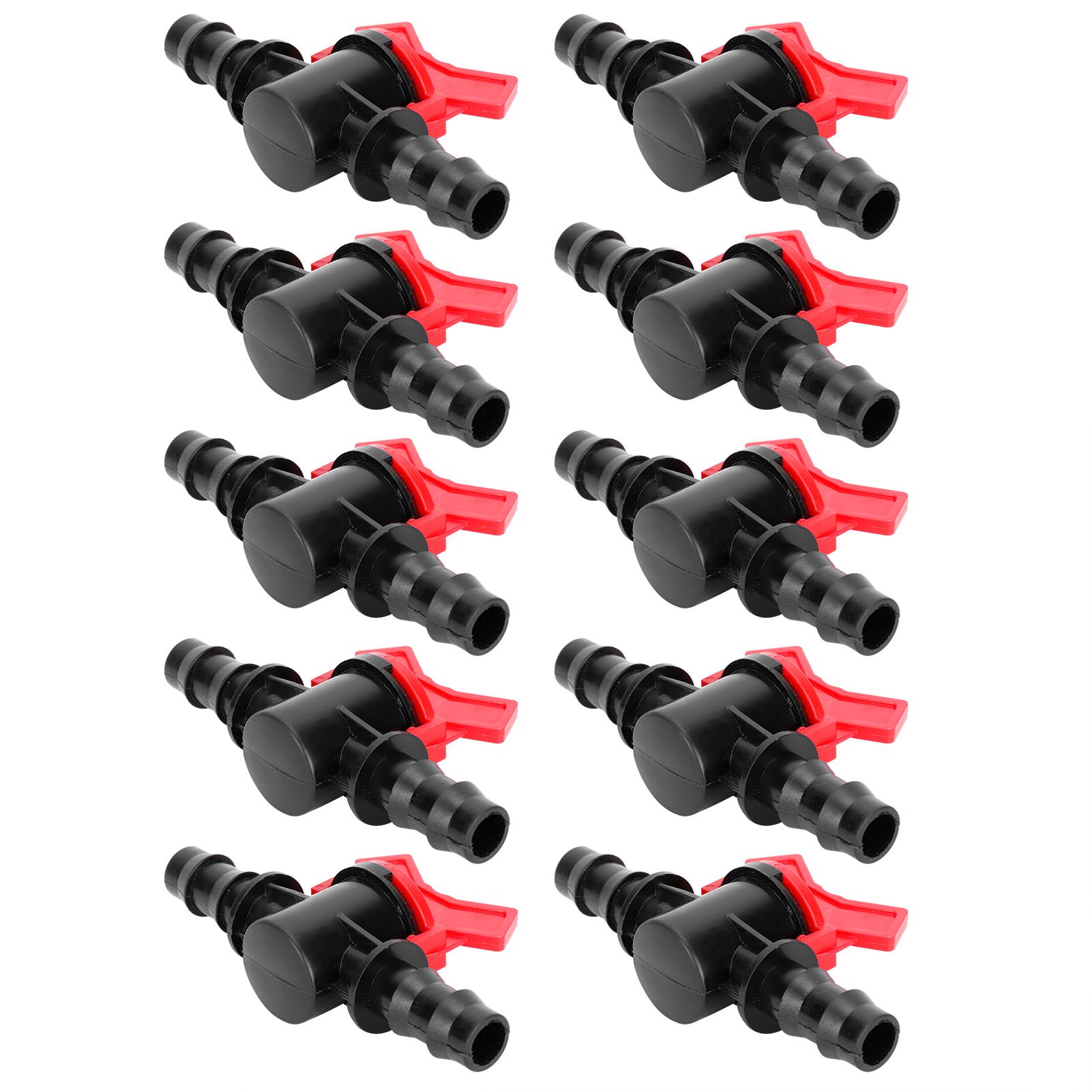 10PCS 1/2 Hose Irrigation Fittings Barbed in Line Valve Garden Irrigation view 6