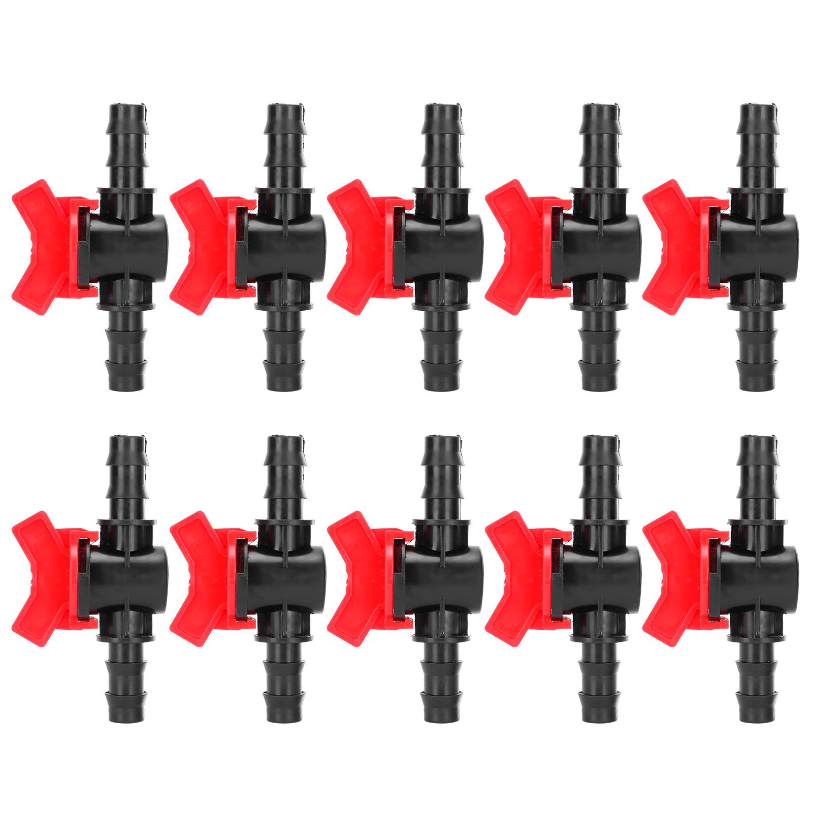 10PCS 1/2 Hose Irrigation Fittings Barbed in Line Valve Garden Irrigation view 10