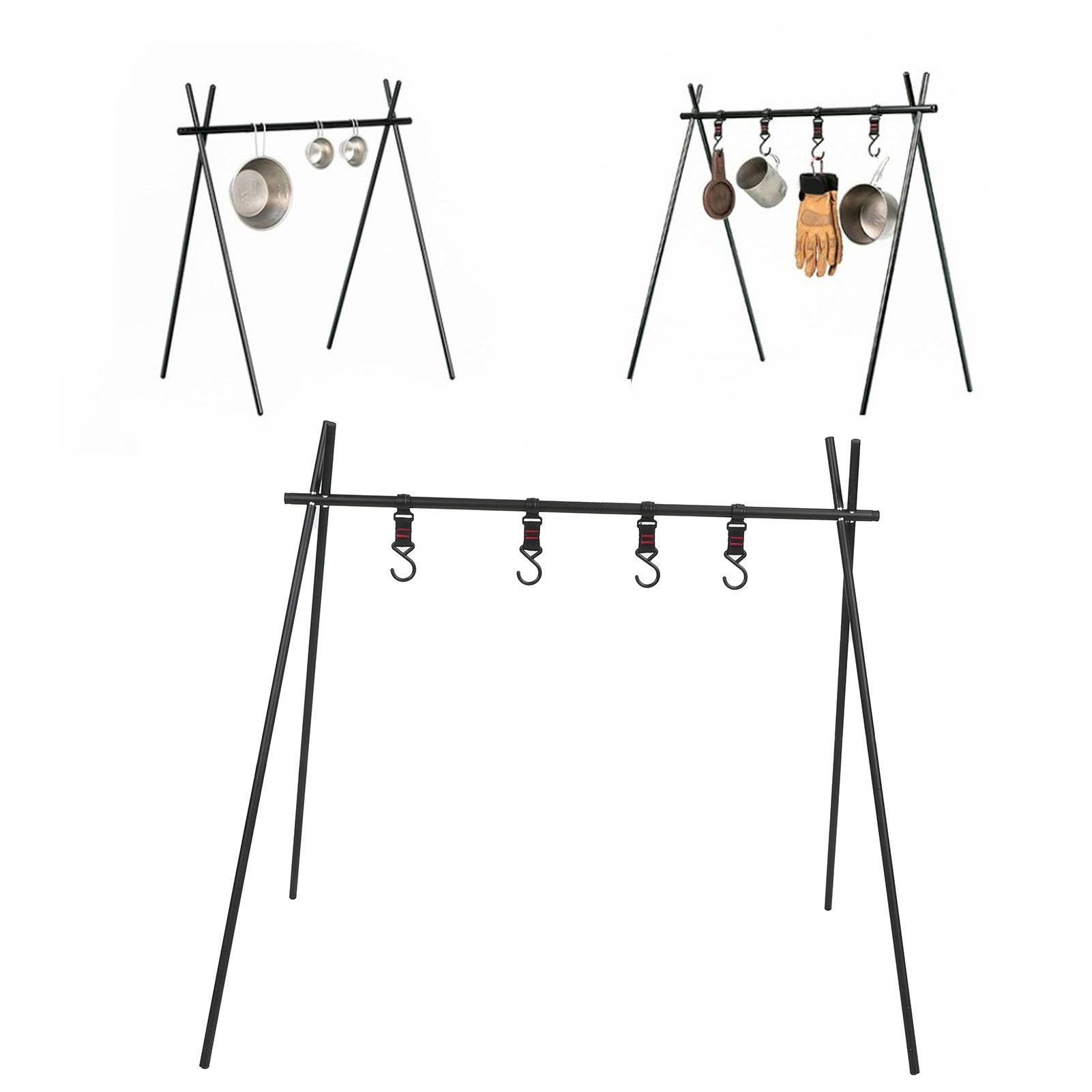 Campfire Cooking Stand Tripod BBQ Grill for Outdoor Picnic Cookware Party Supplies view 11