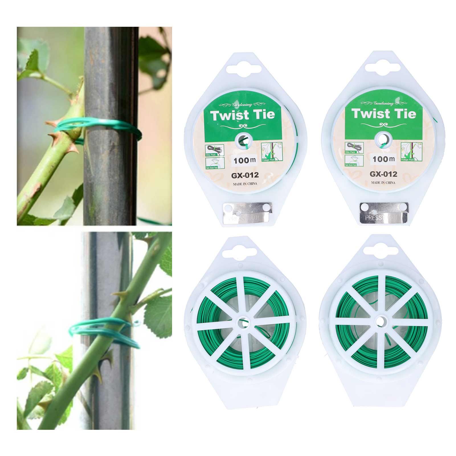 2Pcs 100m Garden Plant Tie Climbing Vine Flower Plants Fixed Cable Strap Organizer view 11