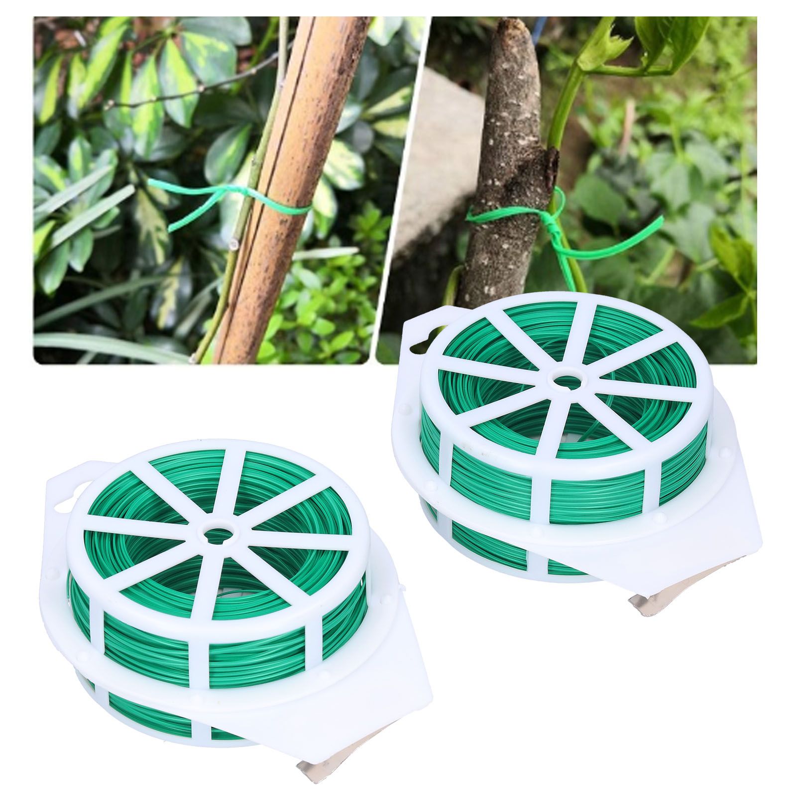 2Pcs 100m Garden Plant Tie Climbing Vine Flower Plants Fixed Cable Strap Organizer view 12