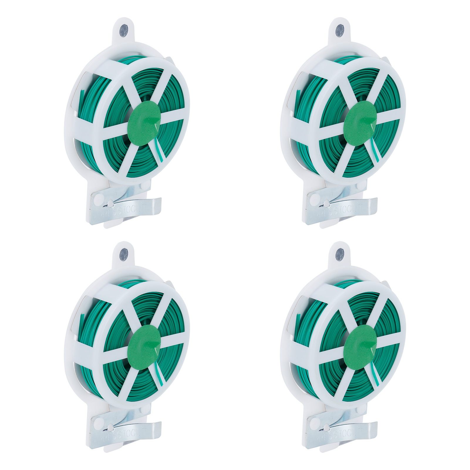 4Pcs Garden Plant Ties with Cutter Climbing Plants Flower Support Strap Ties view 3