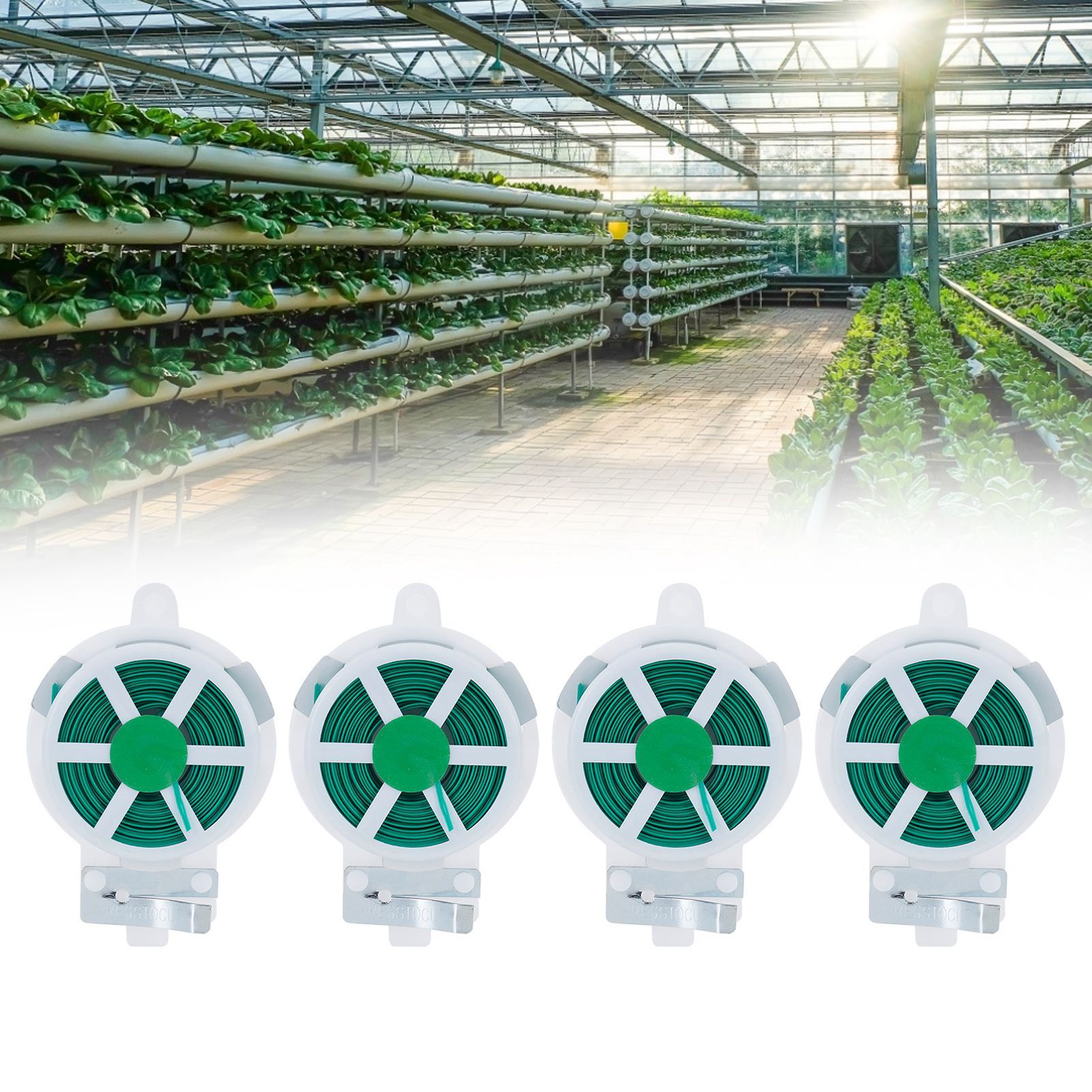 4Pcs Garden Plant Ties with Cutter Climbing Plants Flower Support Strap Ties view 11