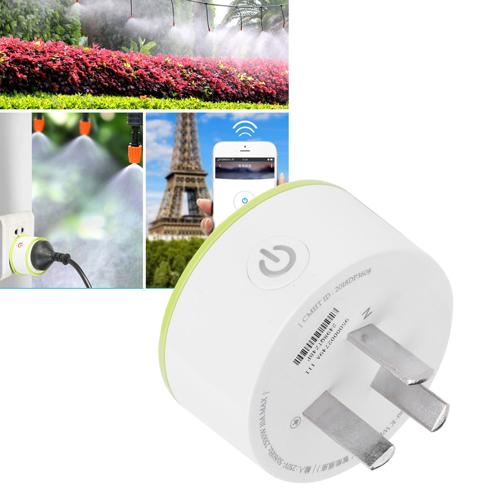 Remote Irrigation Socket Intelligent Automatic Watering WiFi Timing Outlet AU 250V view 11