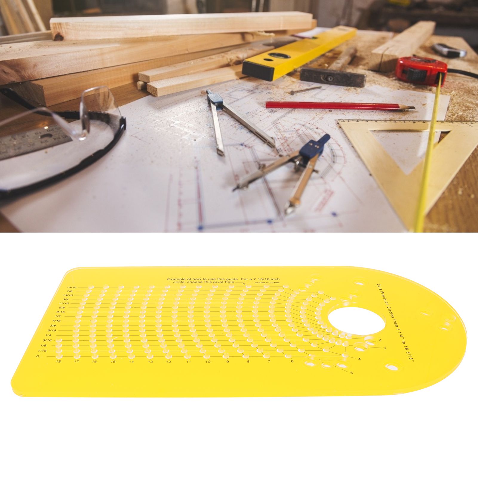 Circle Cutting Jig Trimmer Wood Milling Machine Accessory DIY Woodworking Tools view 11