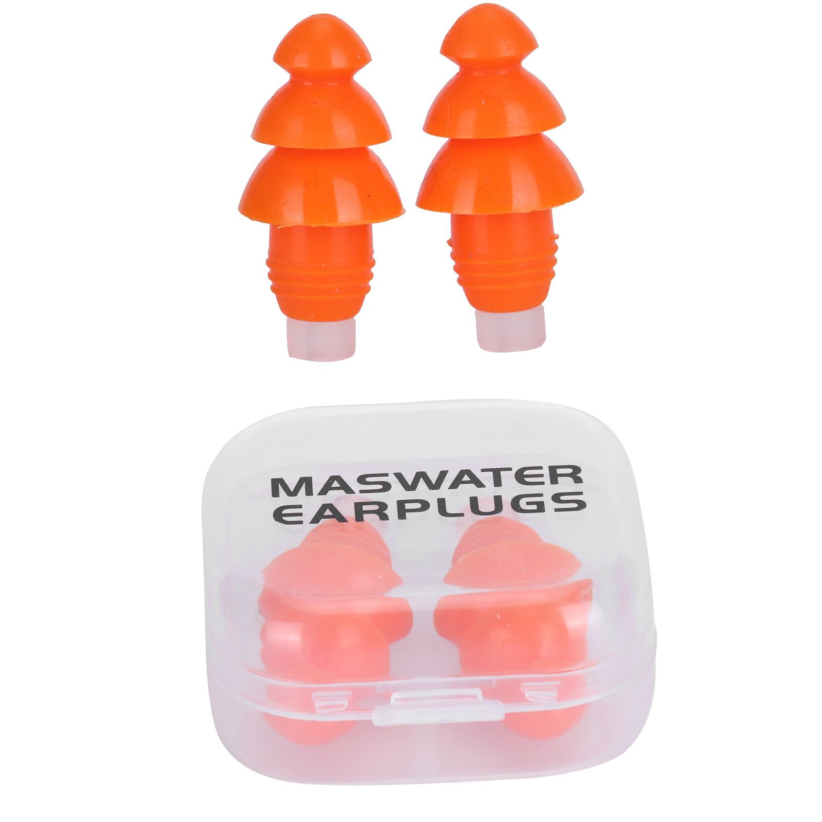 Reusable Ear Plugs Waterproof Silicone Earplugs Noise Reduction for Swimming view 4