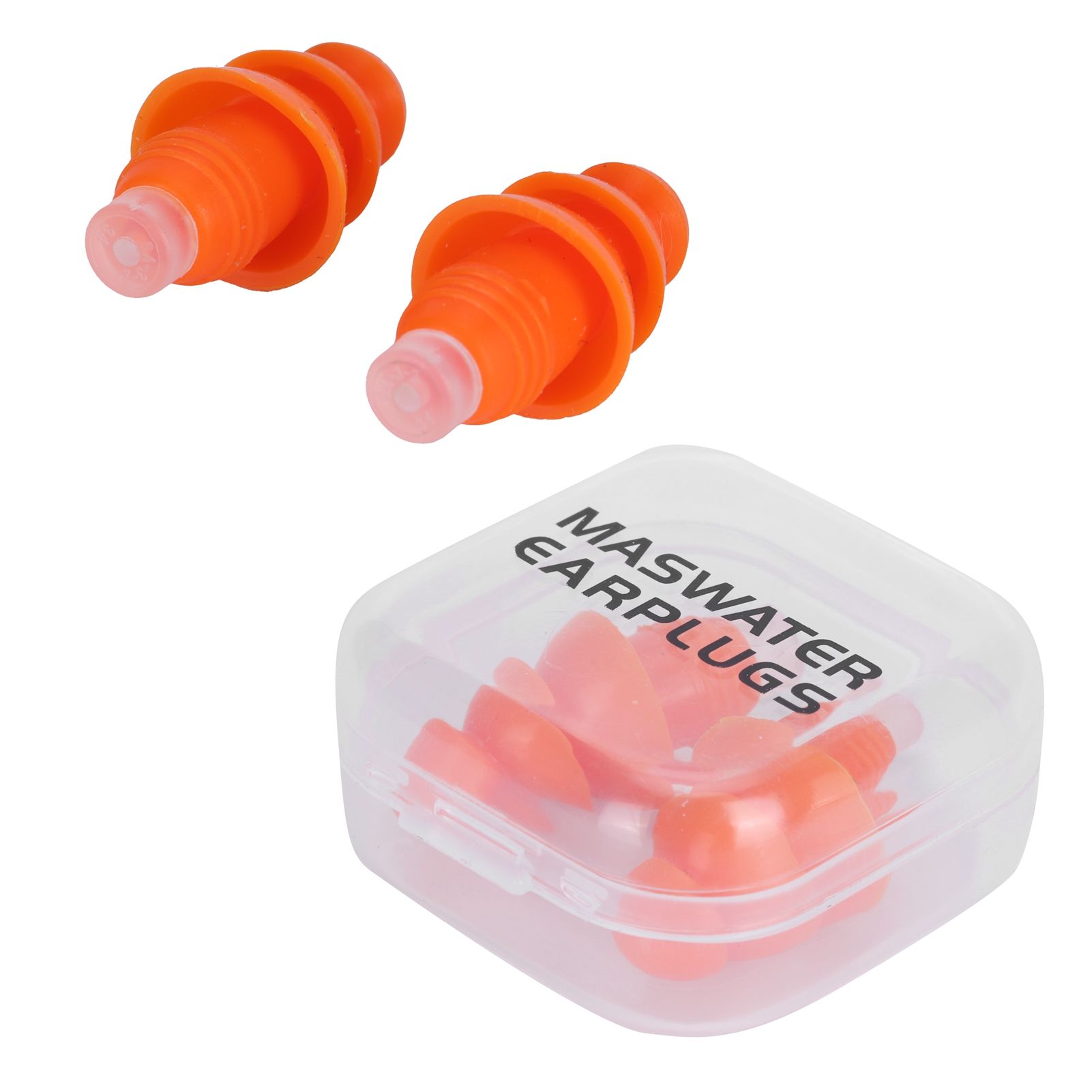 Reusable Ear Plugs Waterproof Silicone Earplugs Noise Reduction for Swimming view 5