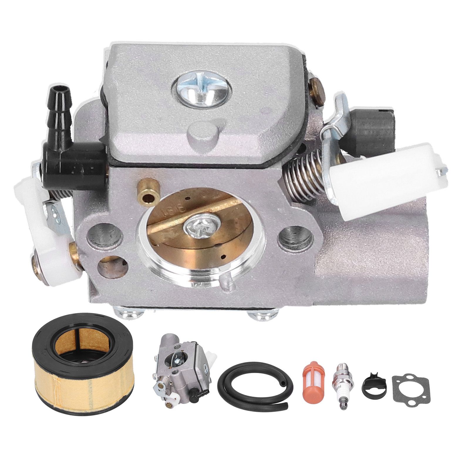 Carburetor Air Filter Fuel Filter Fuel Line Ignition Plug Kit Fit for Stihl view 3