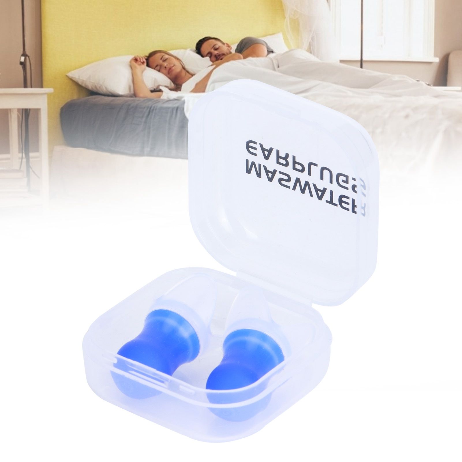 2Pcs Ear Plugs Waterproof Noise Reduction Silicone Protective Earplug for view 12