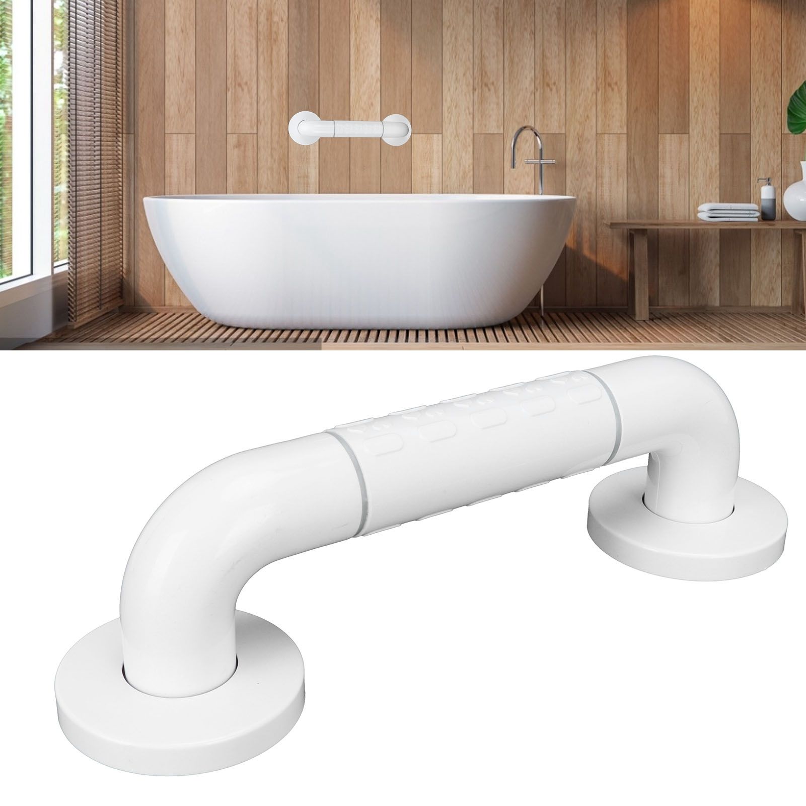 Spa Hot Tub Grab Bar Safety Non Slip Handrail with Fluorescent Rings for view 11