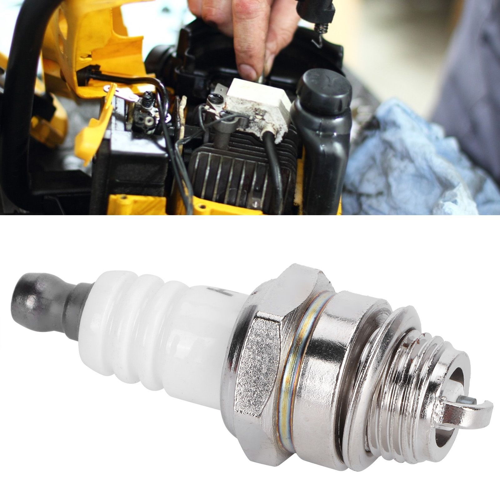 5Pcs L7T Ignition Plug Fit for BM6A BPMR7A RCJ6Y RCJ7Y WSR5F 33cc-49cc Trimmer view 12