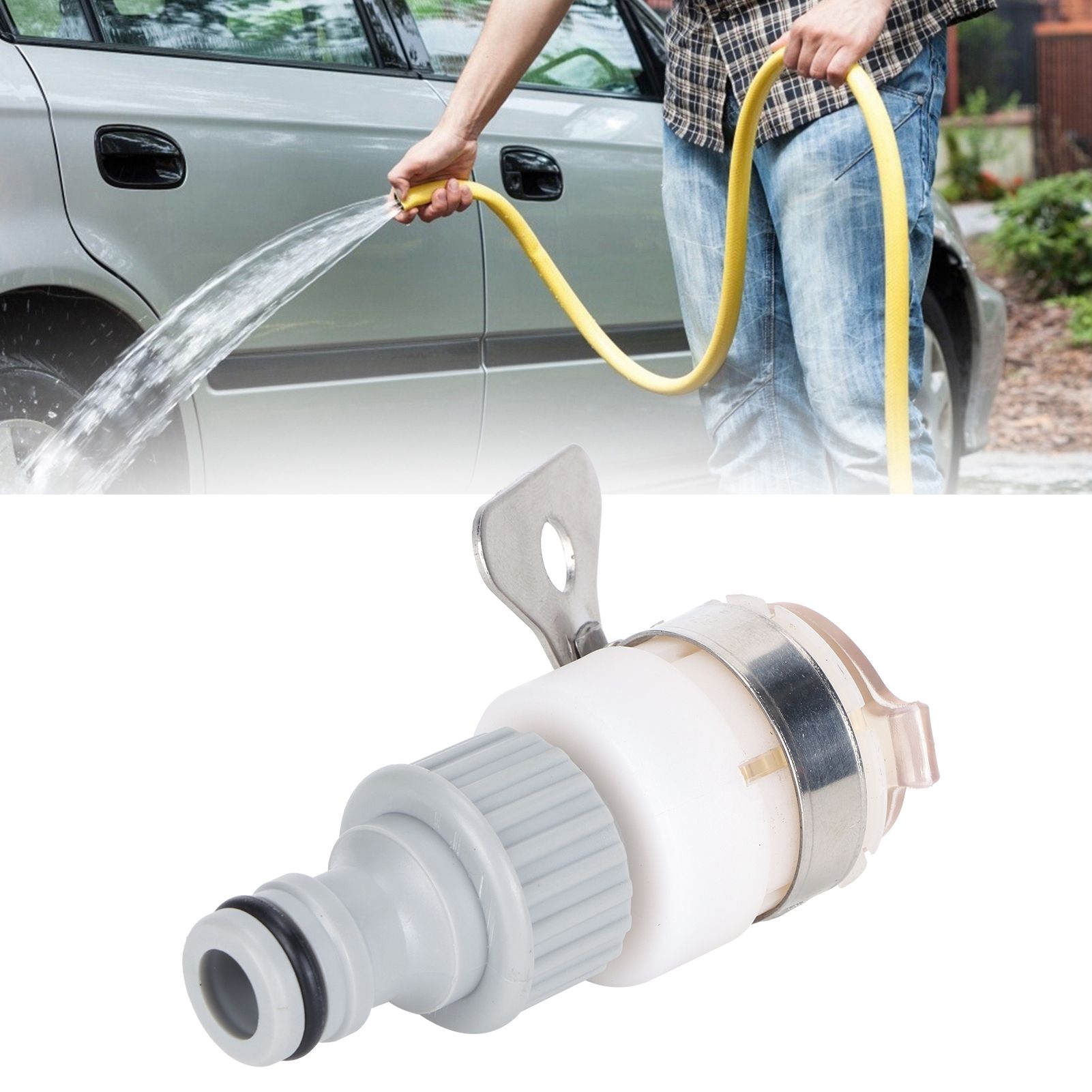 G1/2 G3/4 Garden Hose Connector Quick Connect Universal Adapter for Car Wash view 12