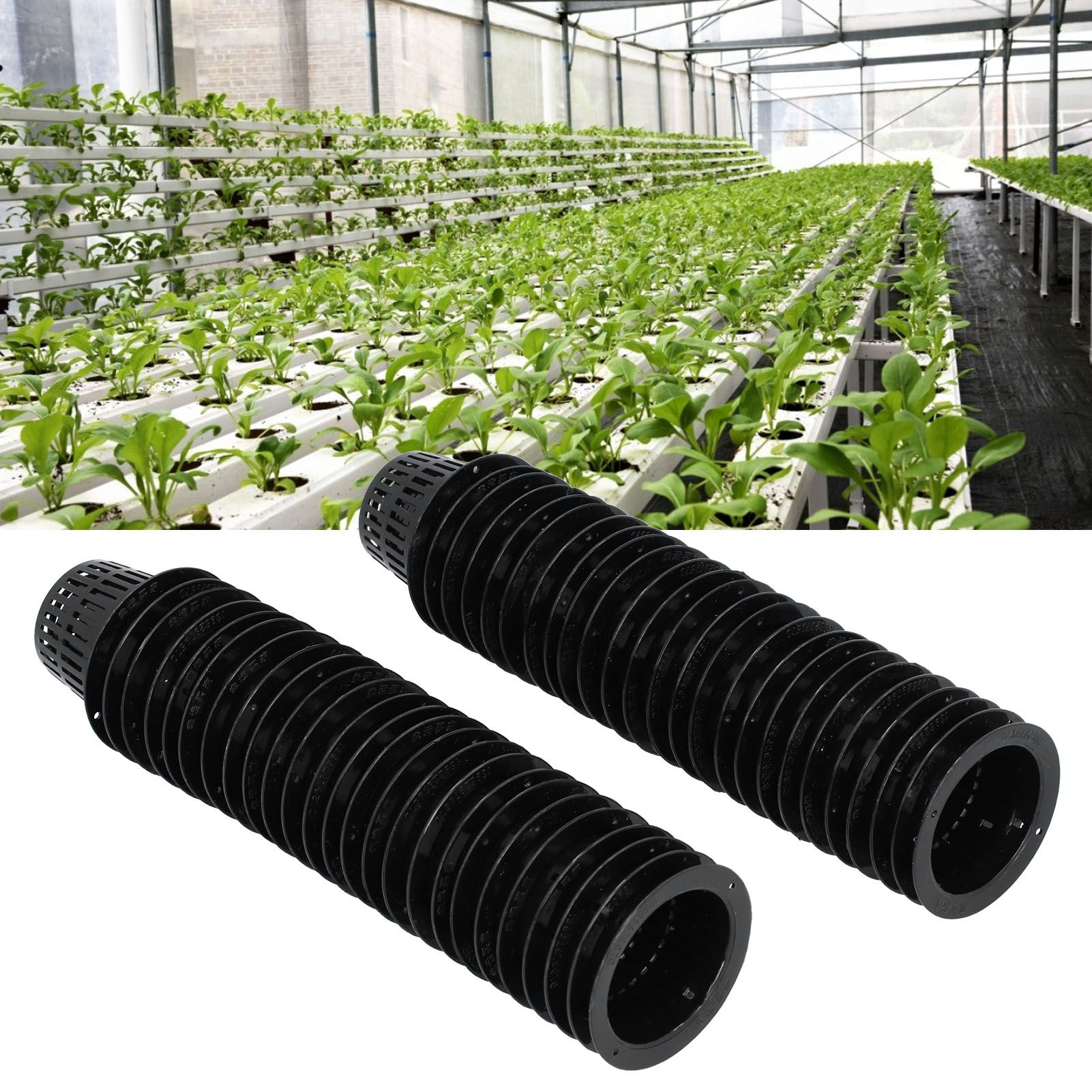 50PCS Planting Basket Mesh Pot Round Plant Grow Hydroponic Containers Root Fixer view 11