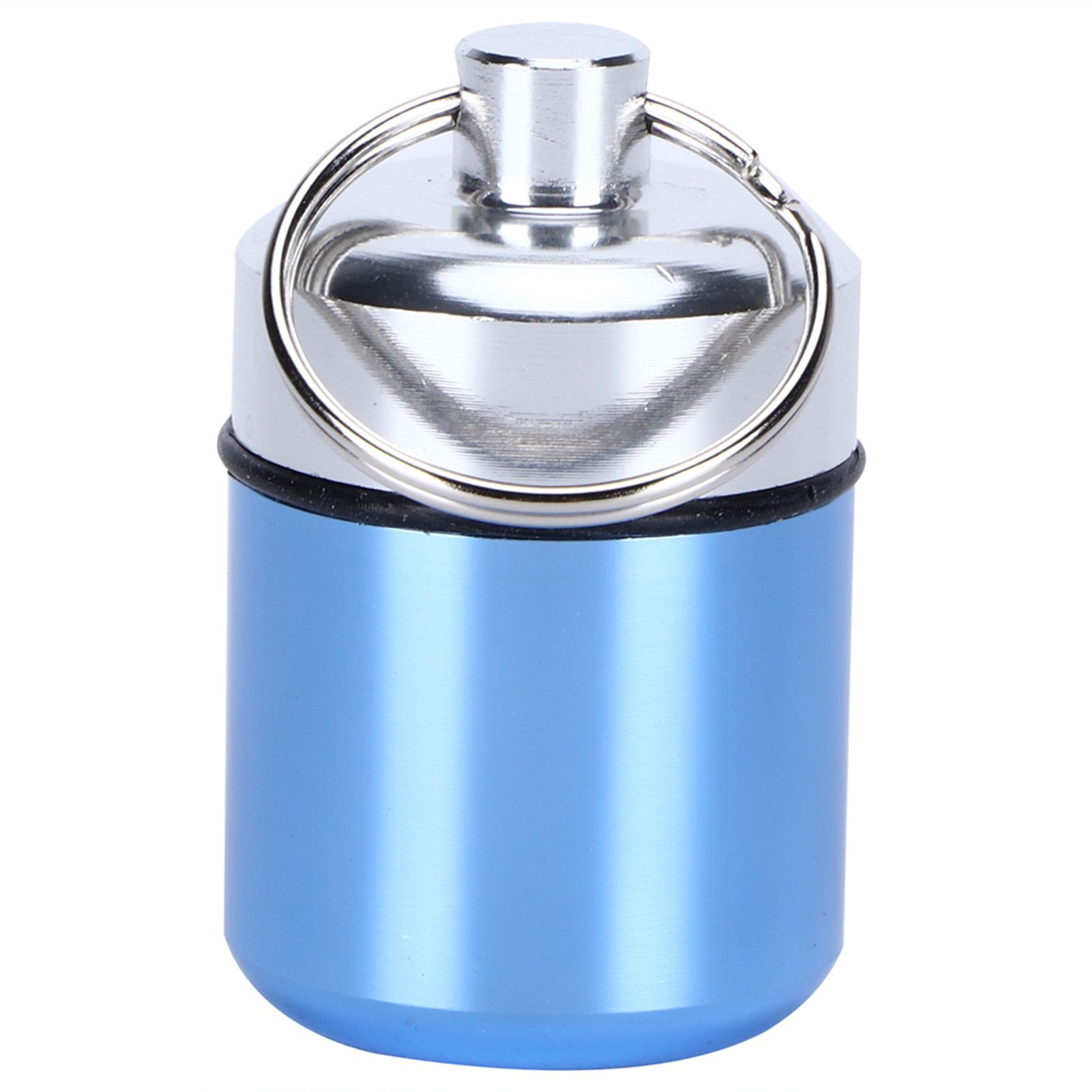 Waterproof Medicine Box Aluminium Alloy Mini Pills Case Holder for Swimming