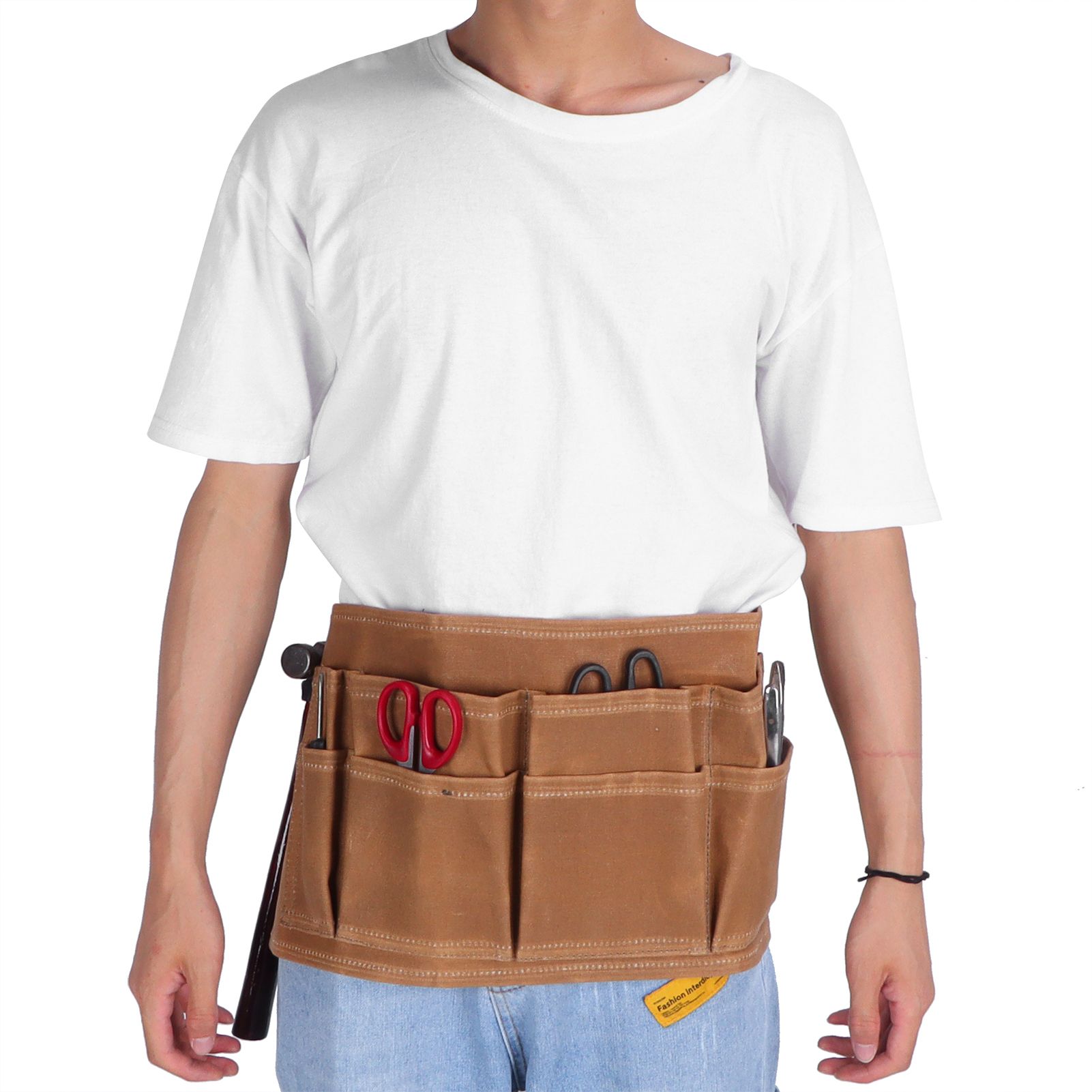 Garden Adjustable Tool Bag MultiPocket Woodworking Tool Belt for Garden view 10