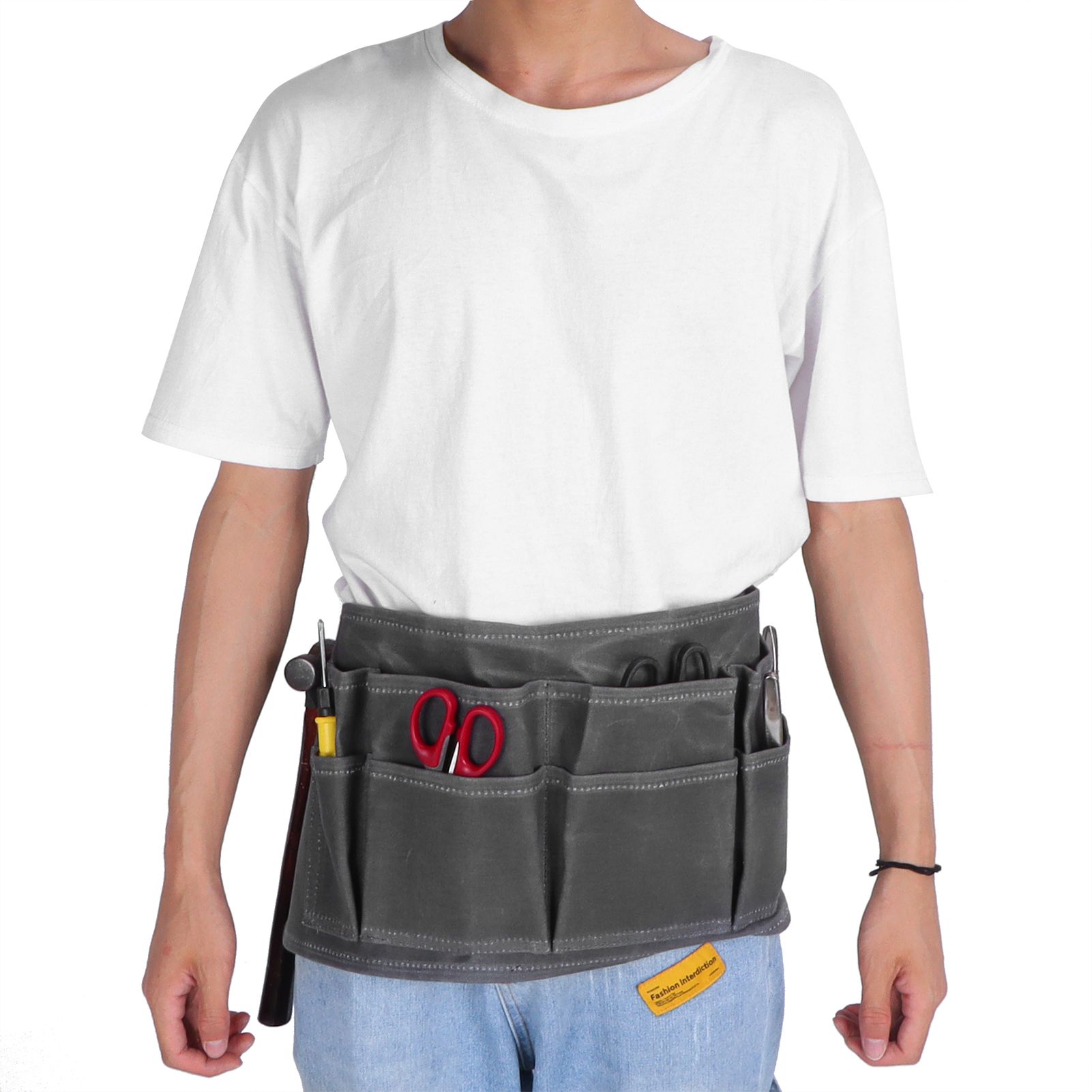 Garden Adjustable Tool Bag MultiPocket Woodworking Tool Belt for Garden view 9
