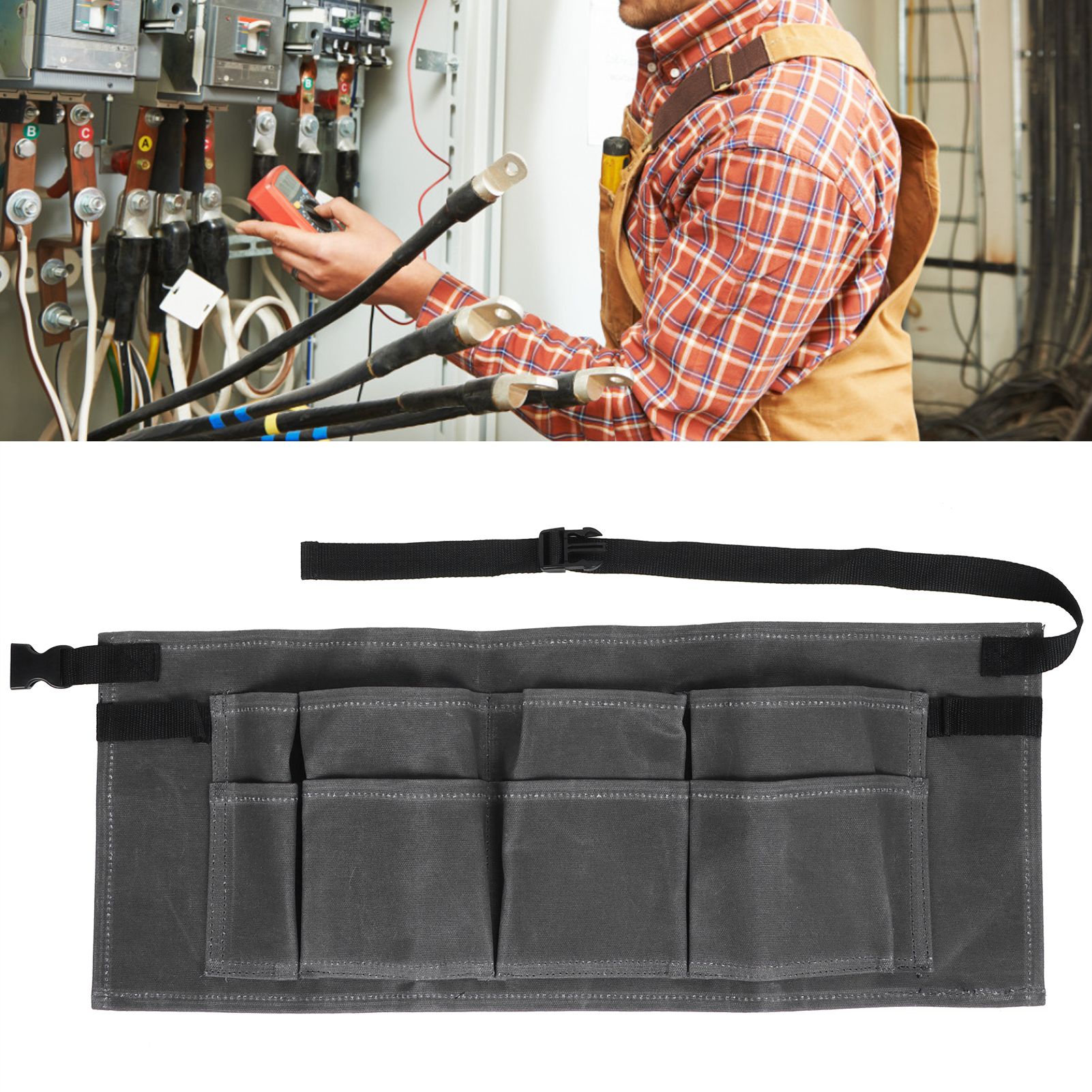 Garden Adjustable Tool Bag MultiPocket Woodworking Tool Belt for Garden view 11