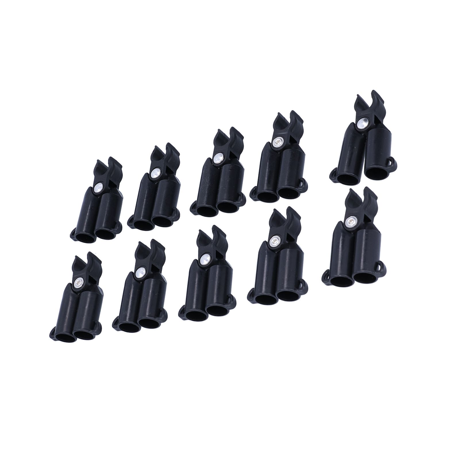 10PCS A-Type Connecting Joint Fixed Clip Plant Supports Fixing Stakes view 10