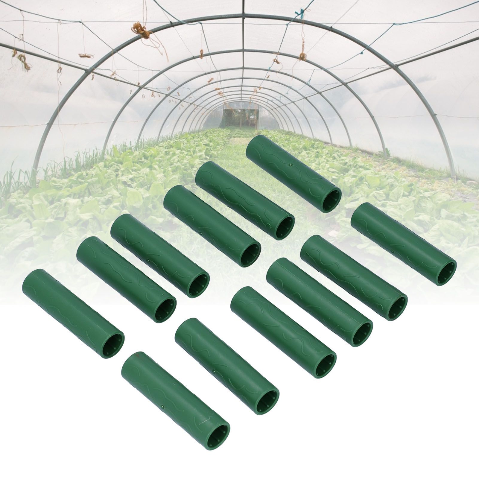 12PCS Garden Stake Connecting Pipe Vines Climbing Plant Support Stakes view 12