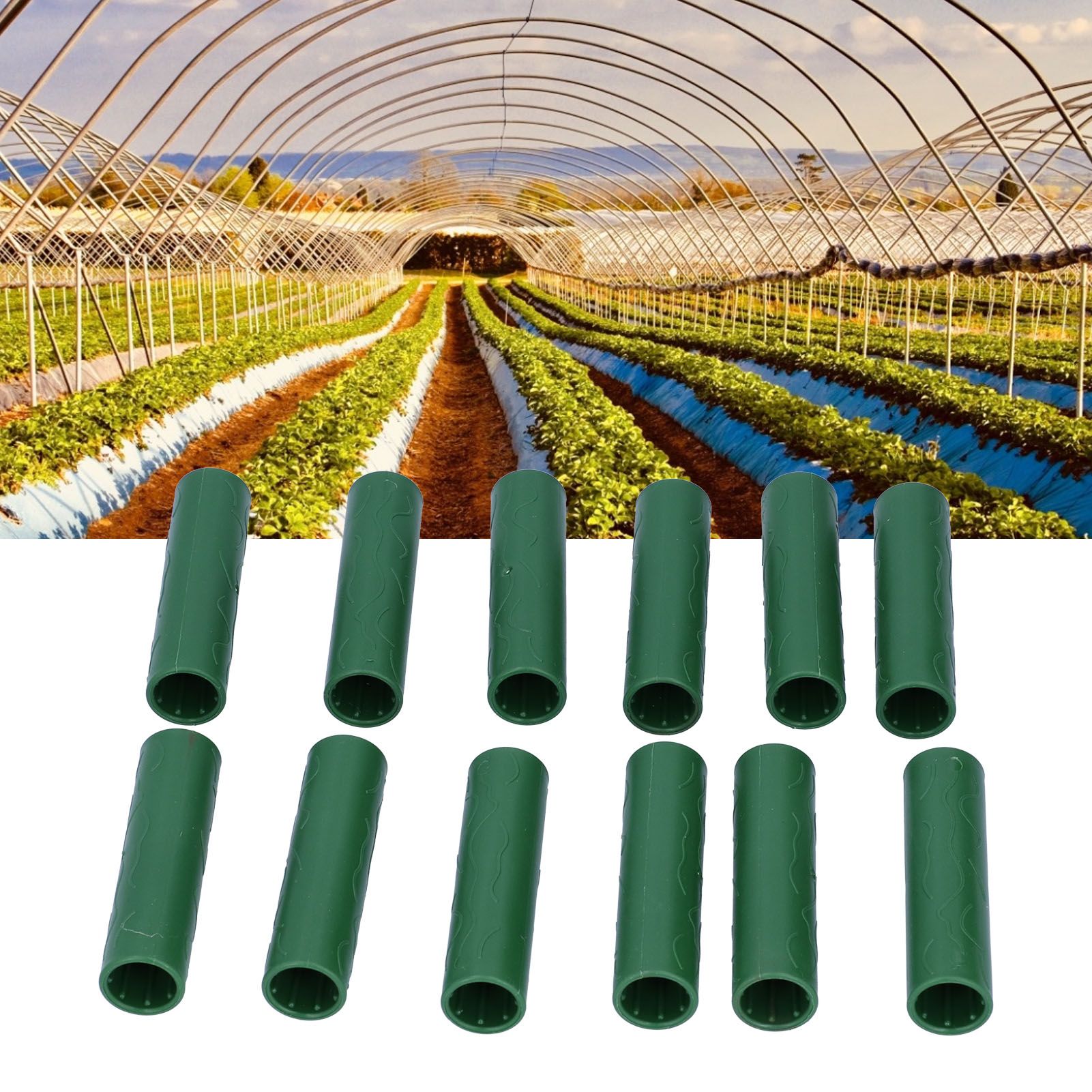 12PCS Garden Stake Connecting Pipe Vines Climbing Plant Support Stakes view 11
