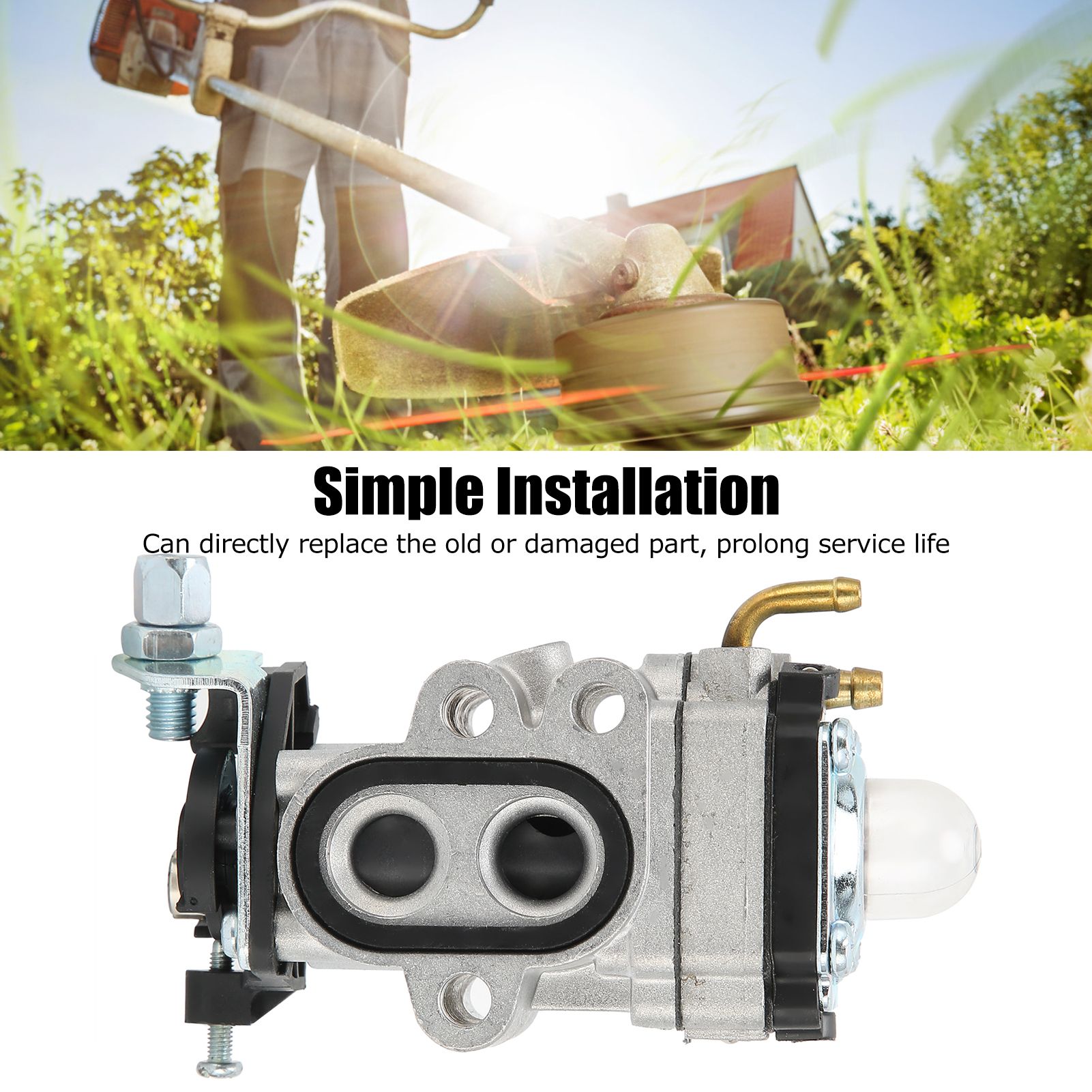 Aluminum Carburetor Replacement Fit for STIHL FS83 FC83 FS73 FC73 HT73 4141 view 14