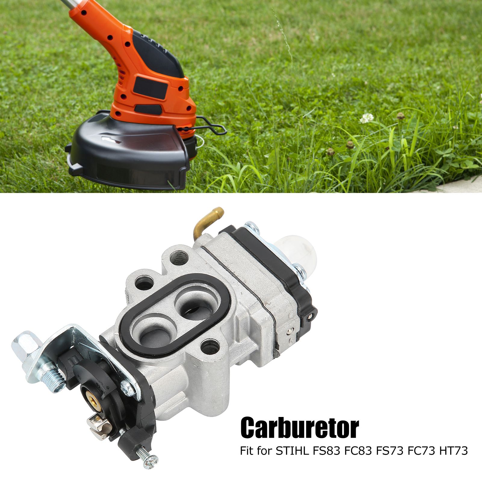 Aluminum Carburetor Replacement Fit for STIHL FS83 FC83 FS73 FC73 HT73 4141 view 15