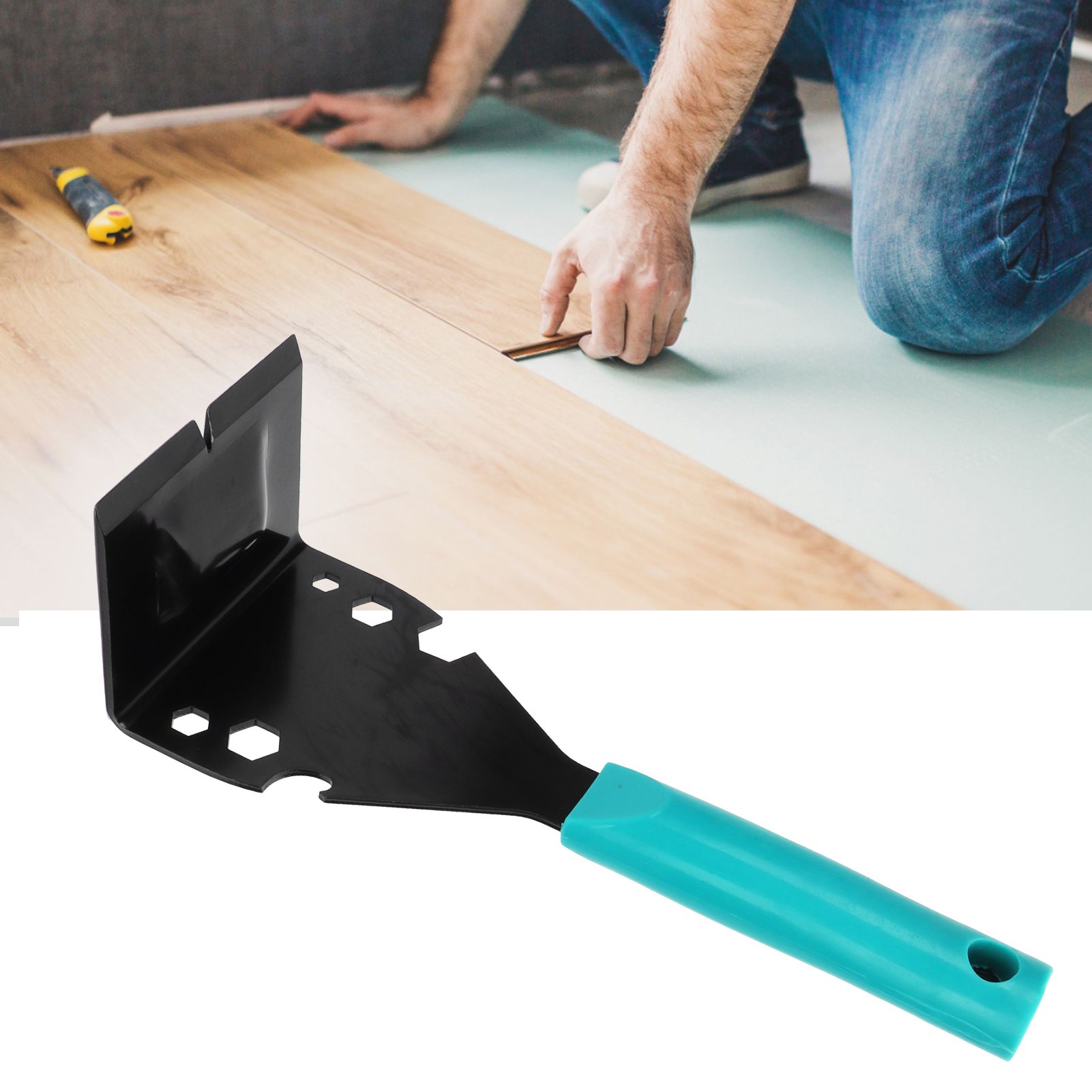 Manual Staple Remover Multifunction Nail Puller Wrench with Silicone Handle view 12