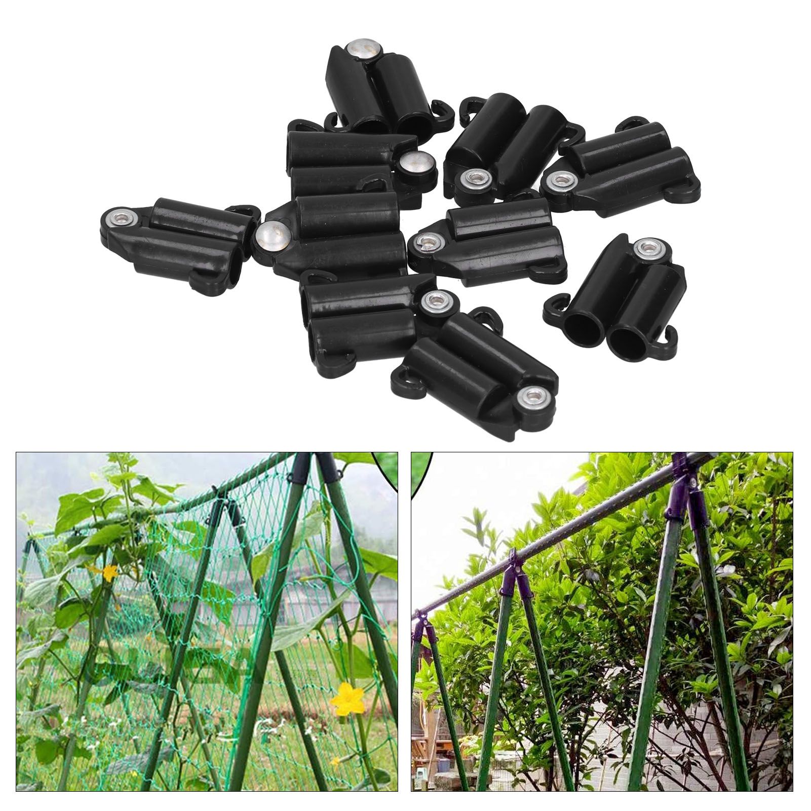 10PCS BFork Connecting Joint Gardening Stakes Climbing Plant Supports view 12