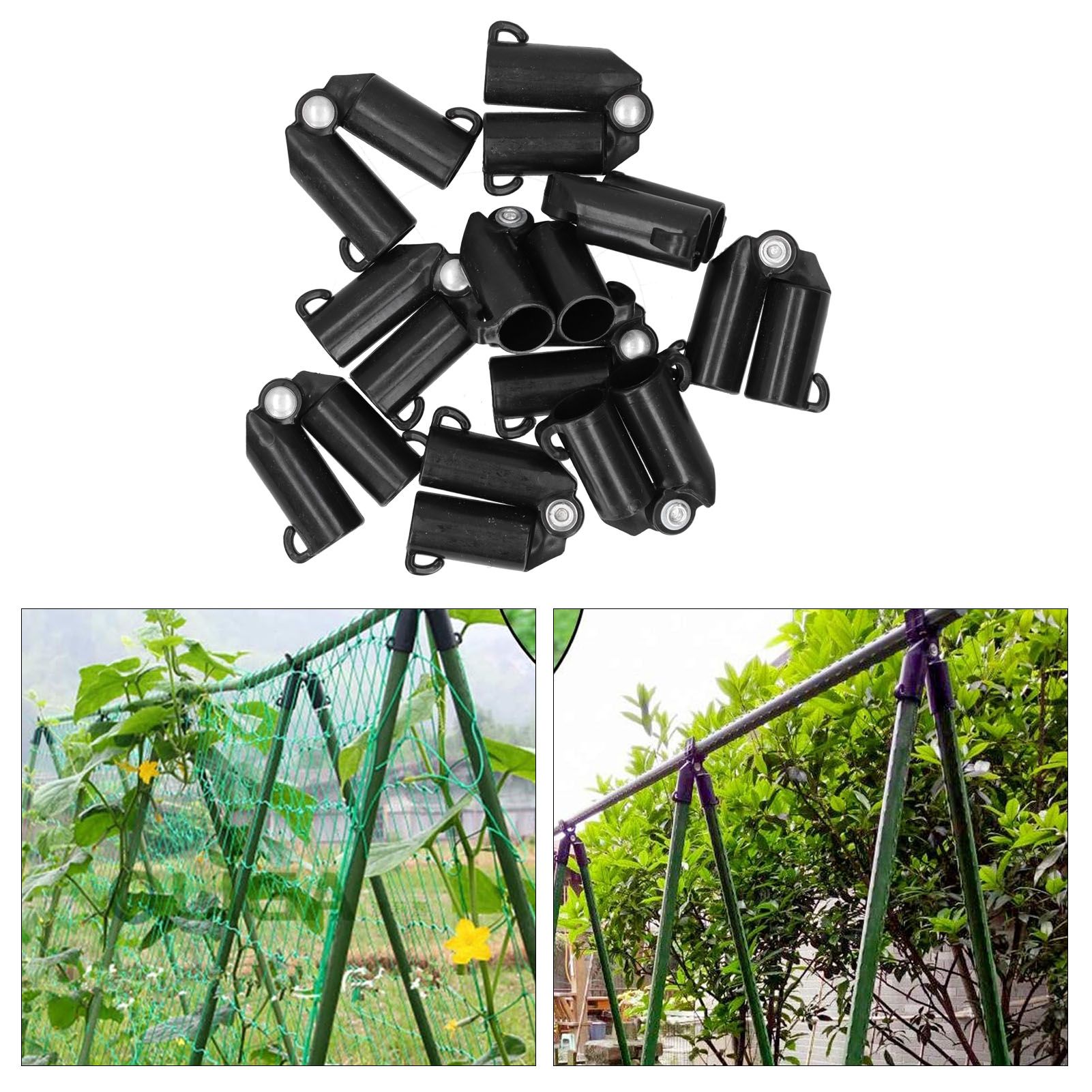 10PCS BFork Connecting Joint Gardening Stakes Climbing Plant Supports view 12