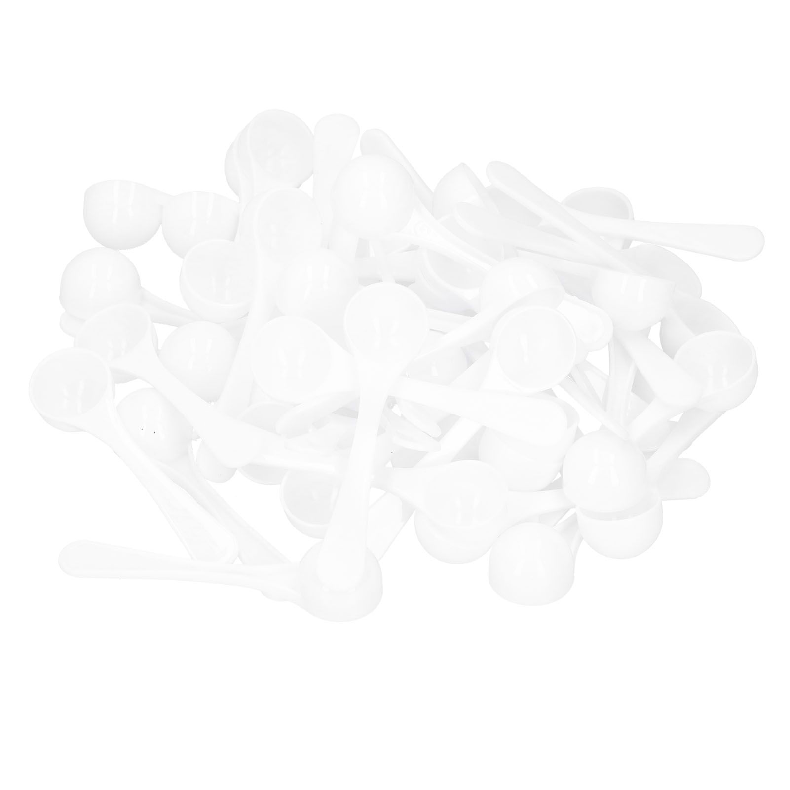 50PCS 5 ml Plastic Measuring Spoon Medicine Powder Fertilizer Scoop Gardening view 3