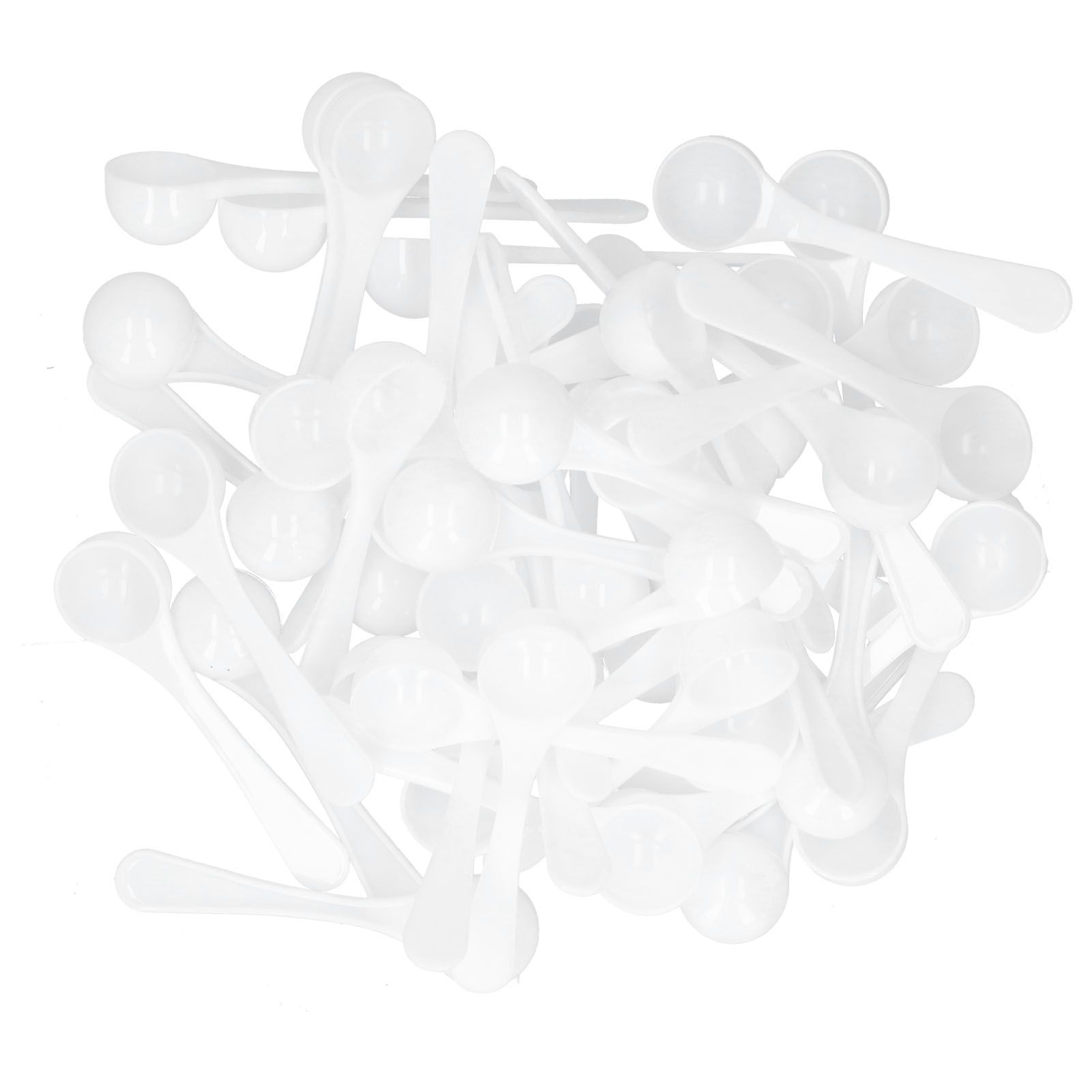 50PCS 5 ml Plastic Measuring Spoon Medicine Powder Fertilizer Scoop Gardening view 4