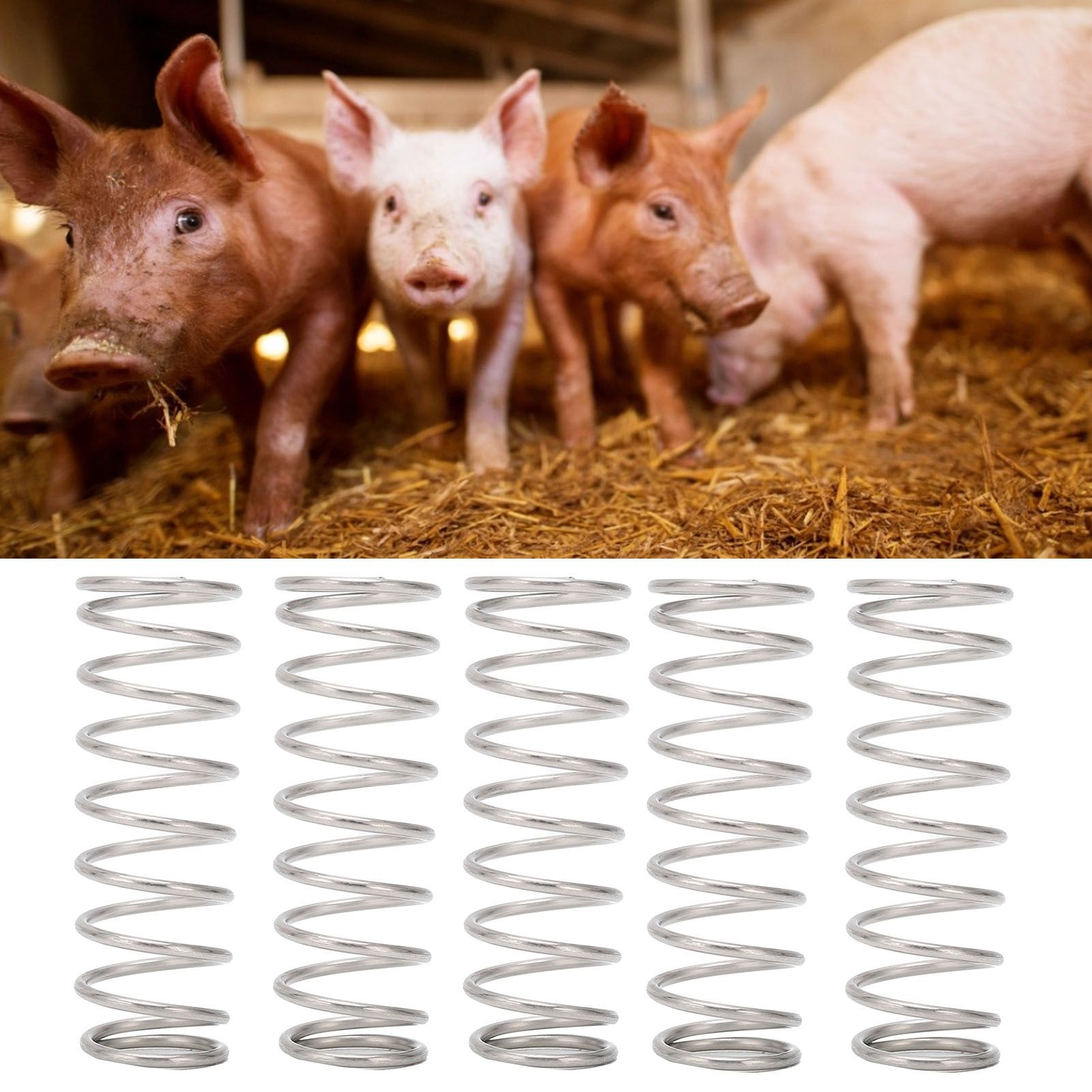 100PCS Pig Nipple Drinker Accessories Water Nozzle Spring for Poultry Animal view 11
