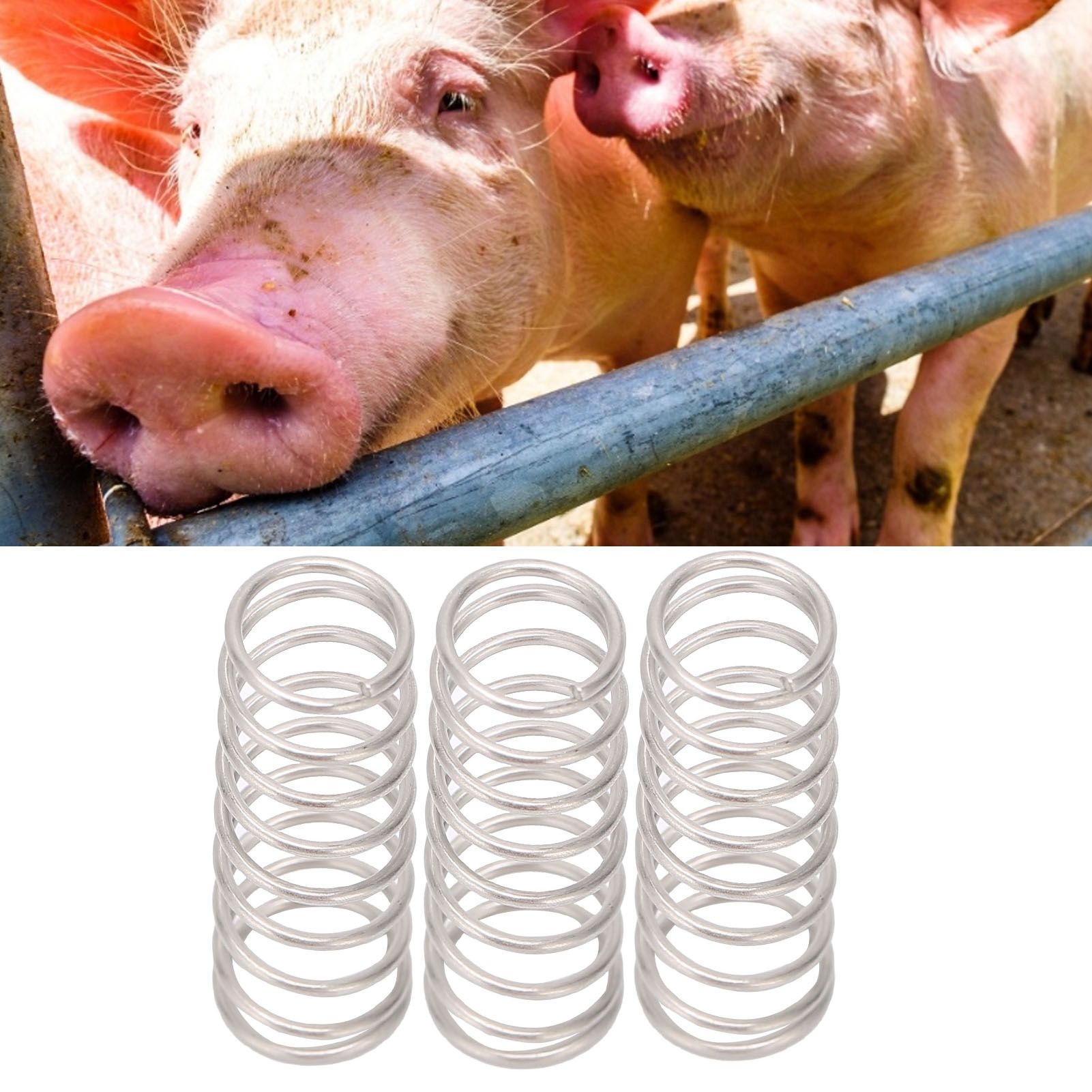 100PCS Pig Nipple Drinker Accessories Water Nozzle Spring for Poultry Animal view 12