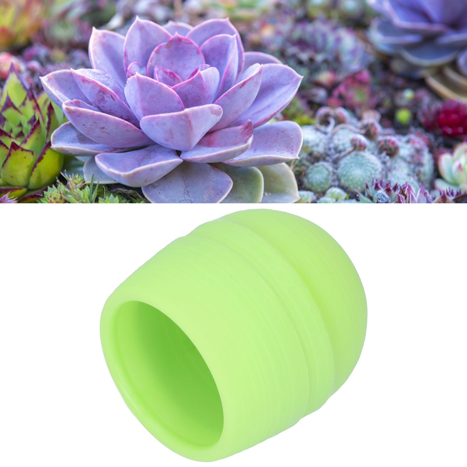 Mini Round Plastic Plant Flower Pot Garden Home Office Decoration Flower Pot view 11