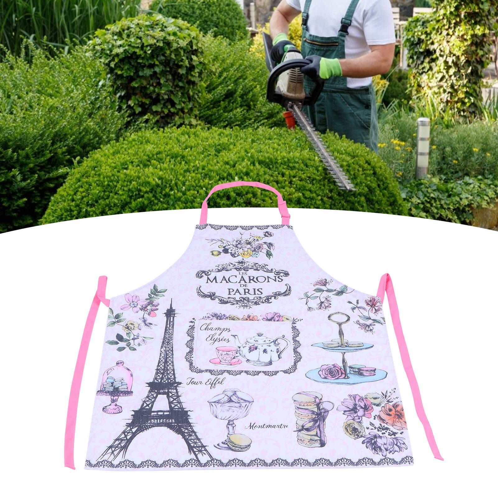 Multifunction Work Apron Adjustable Sleeveless Apron for Garden Cleaning view 12