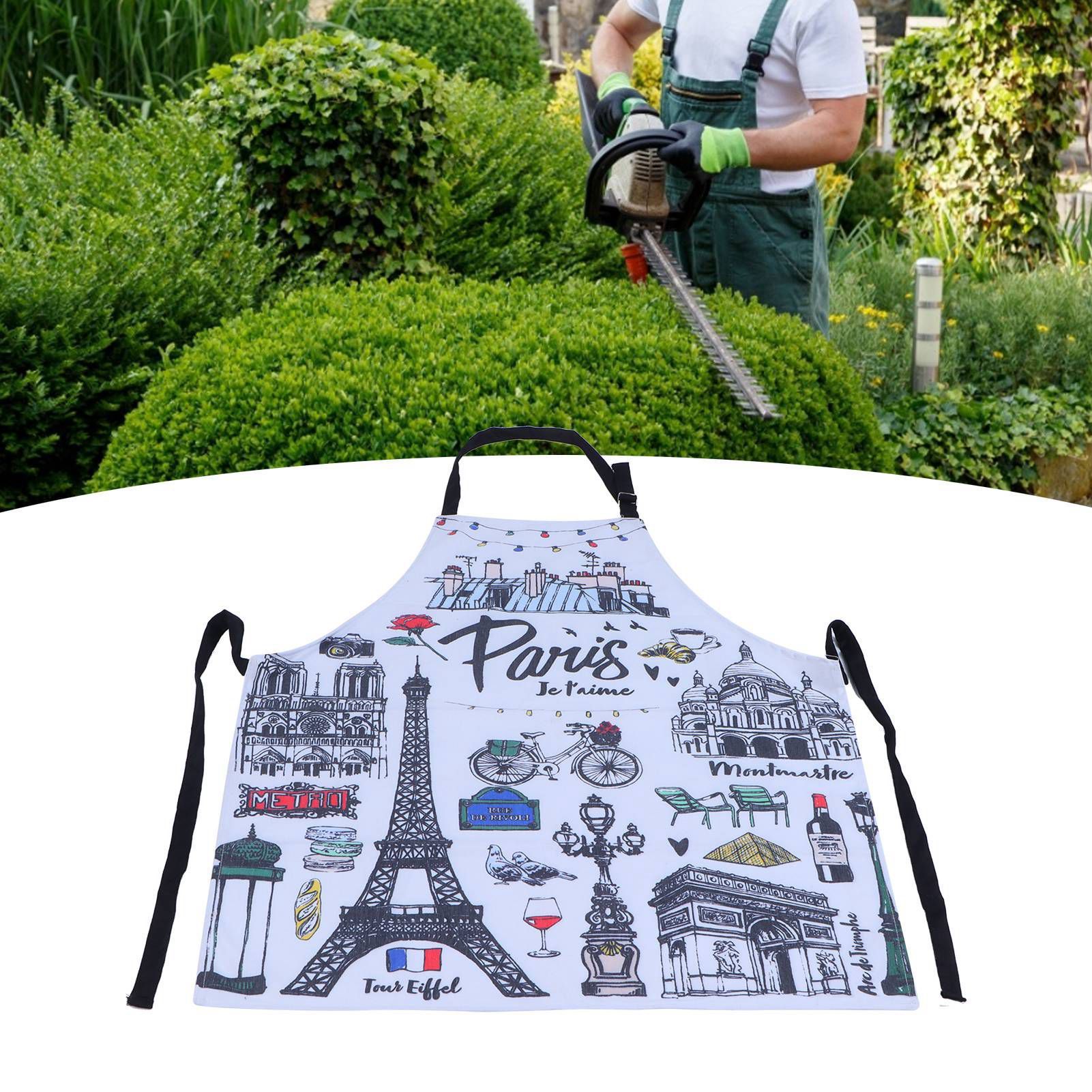 Multifunction Work Apron Adjustable Sleeveless Apron for Garden Cleaning view 11