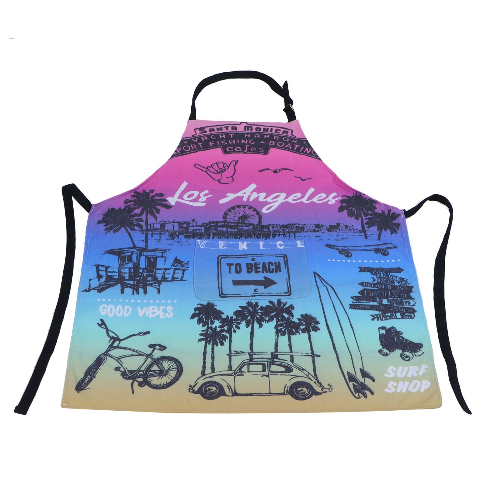 Multifunction Work Apron Adjustable Sleeveless Apron for Garden Cleaning view 7