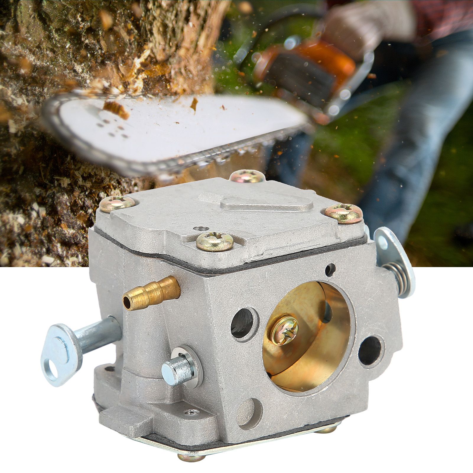 Aluminum Carburetor Chainsaw Accessory Parts Fit for Husqvarna 61 266 268 272/XP view 11