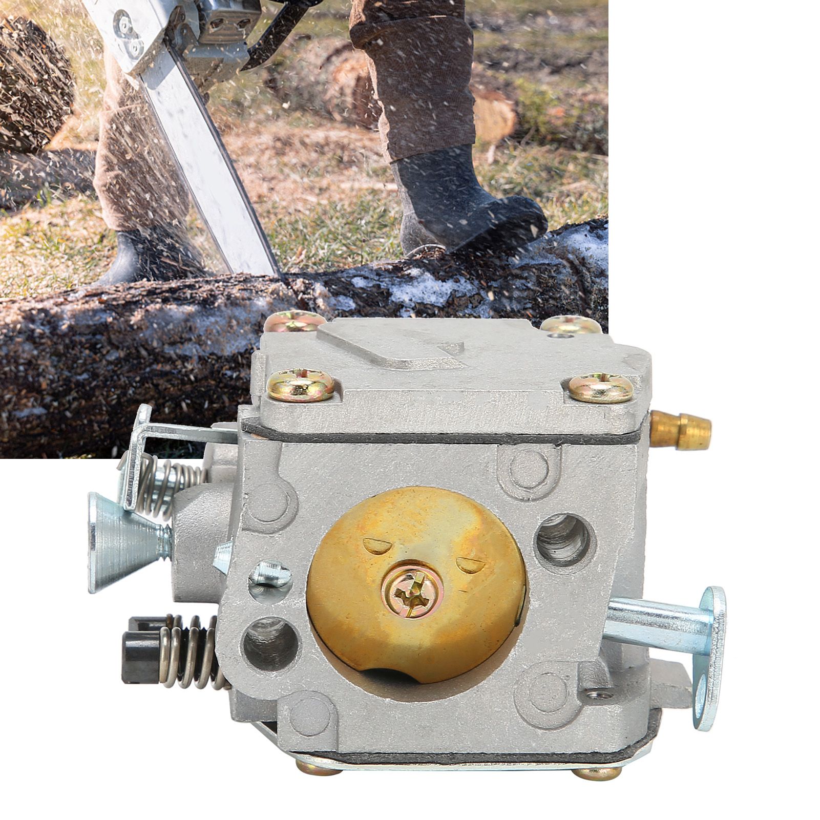 Aluminum Carburetor Chainsaw Accessory Parts Fit for Husqvarna 61 266 268 272/XP view 12
