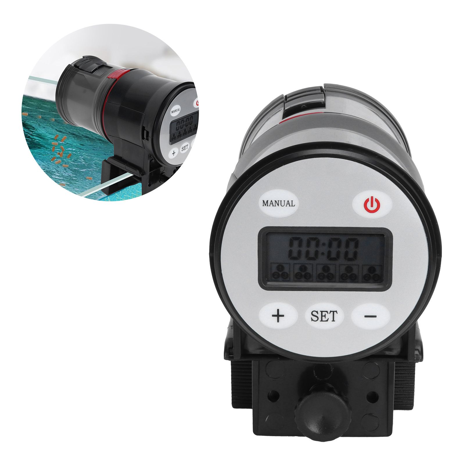 Automatic Fish Feeder Aquarium Fish Tank Timing Food Dispenser Feeding Device Tool view 11