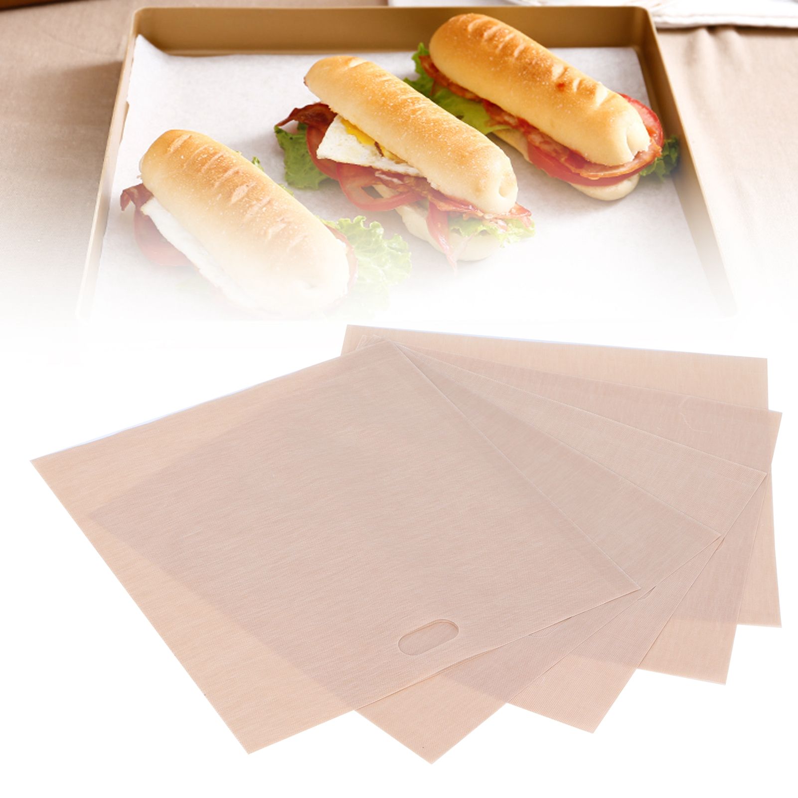 5Pcs NonStick Microwave Oven Toast Bag Food Grade Reusable Barbecue Bag for view 12