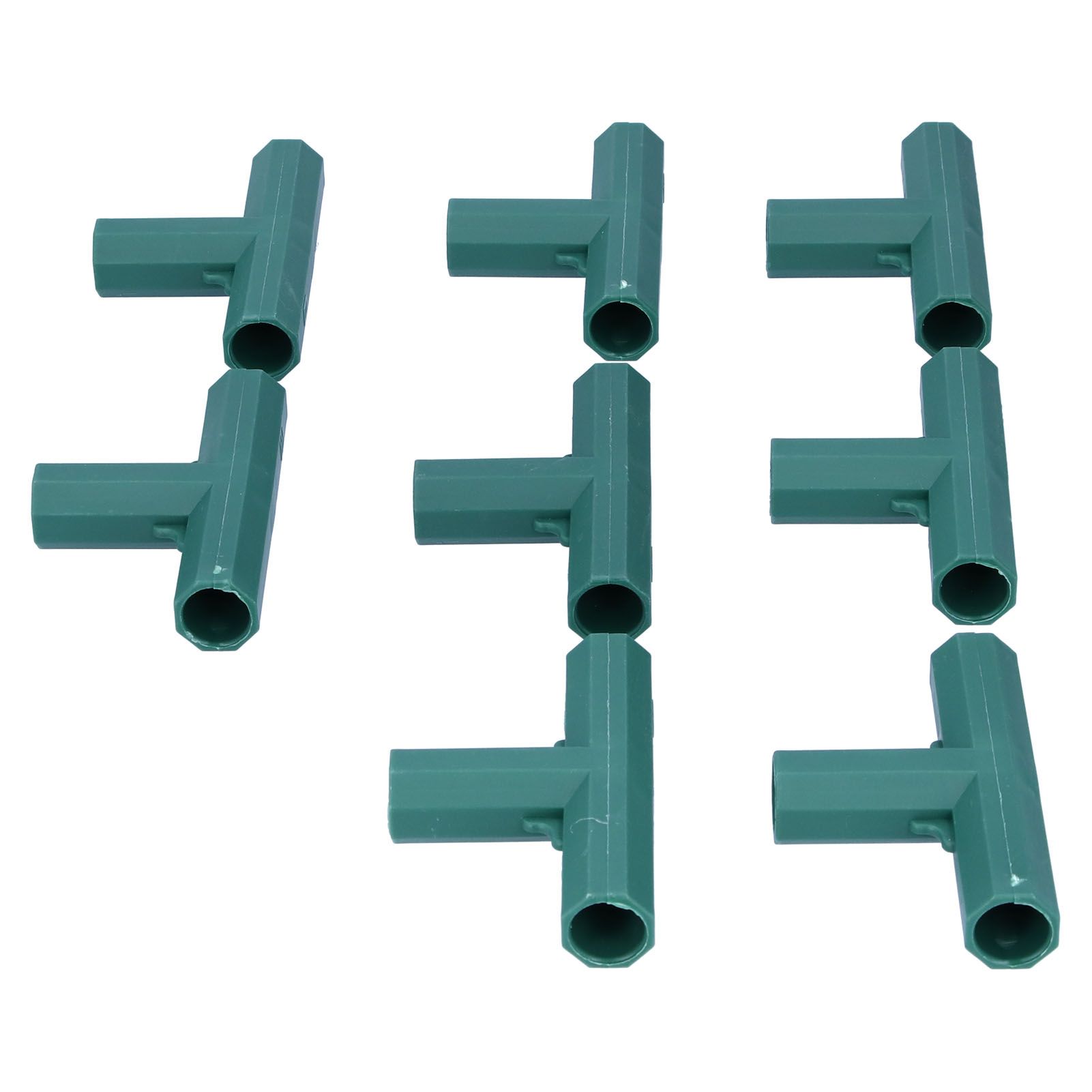 8Pcs T shape Connector DIY Plant Stake Joint Tee Adapter for 16mm Garden Plant view 7