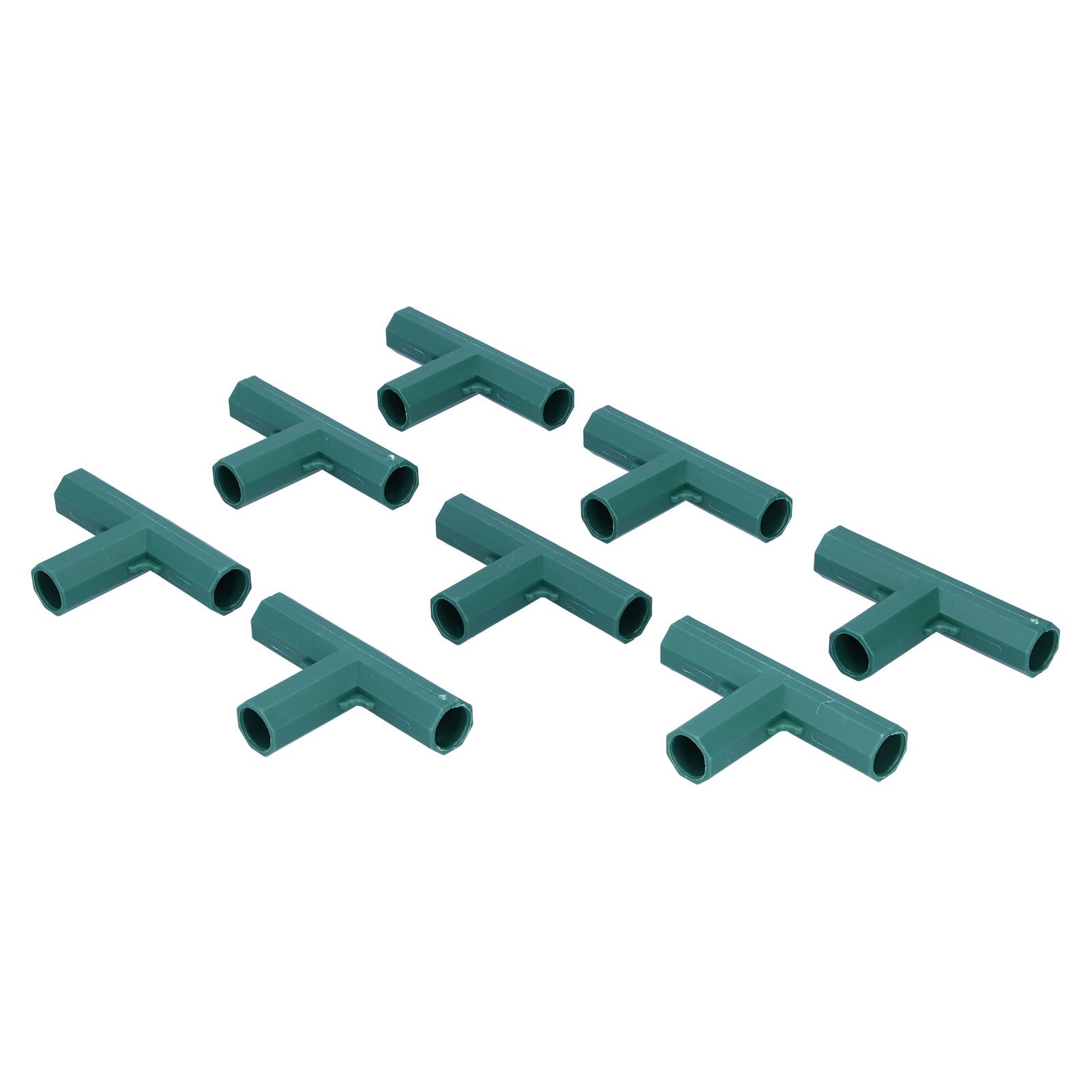8Pcs T shape Connector DIY Plant Stake Joint Tee Adapter for 16mm Garden Plant view 9