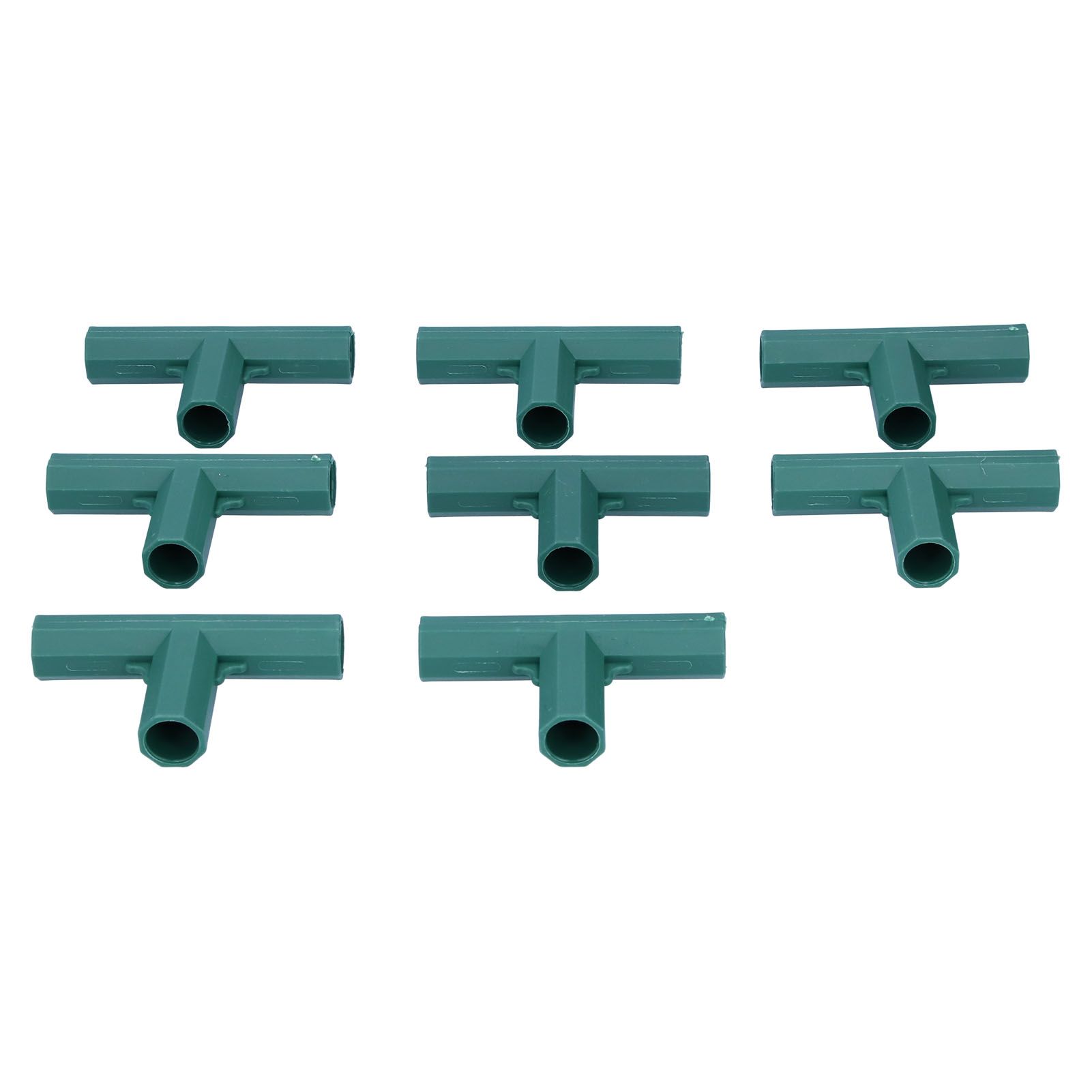 8Pcs T shape Connector DIY Plant Stake Joint Tee Adapter for 16mm Garden Plant view 10