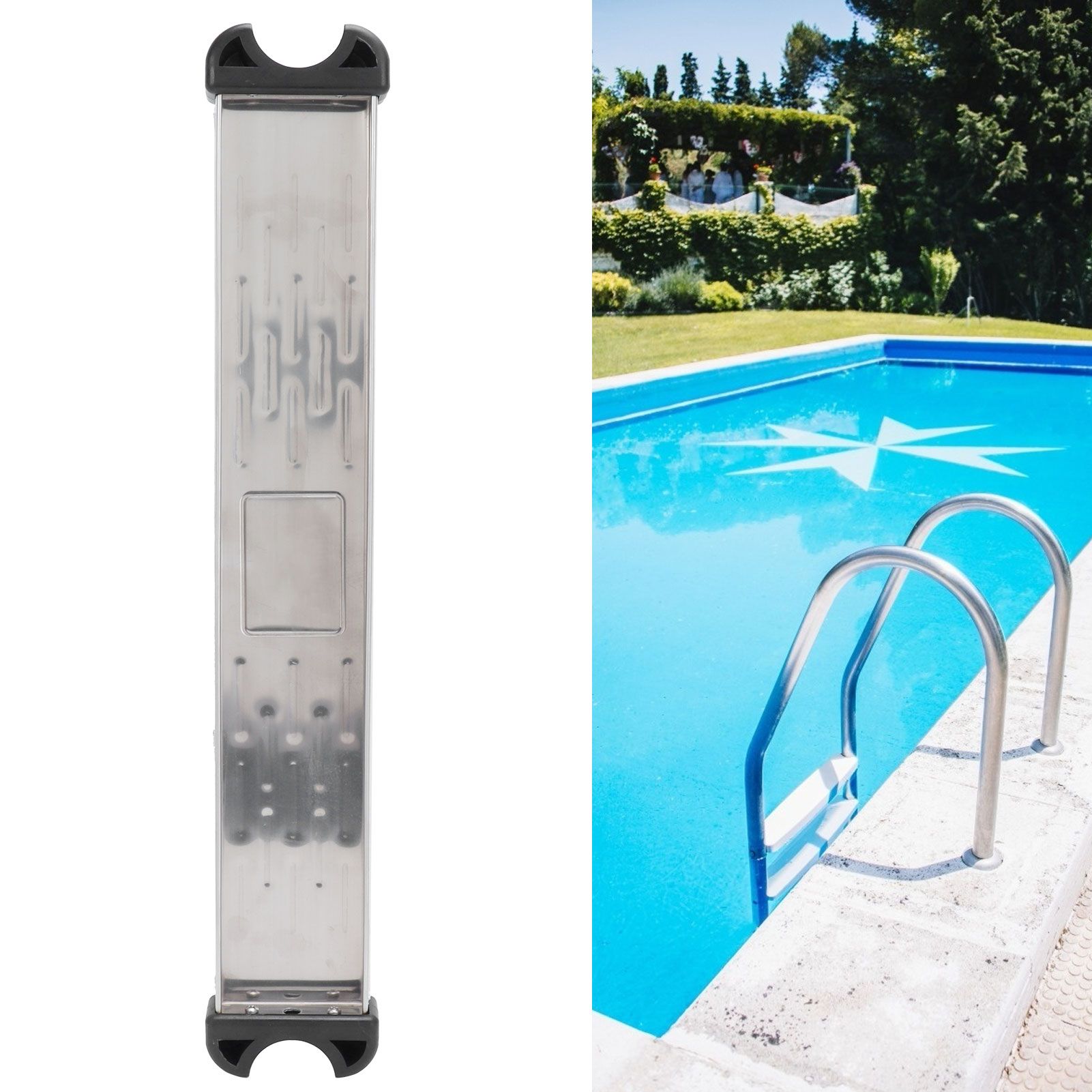 Swimming Pool 304 Stainless Steel Pedal Replacement Ladder Rung Steps Pool view 12