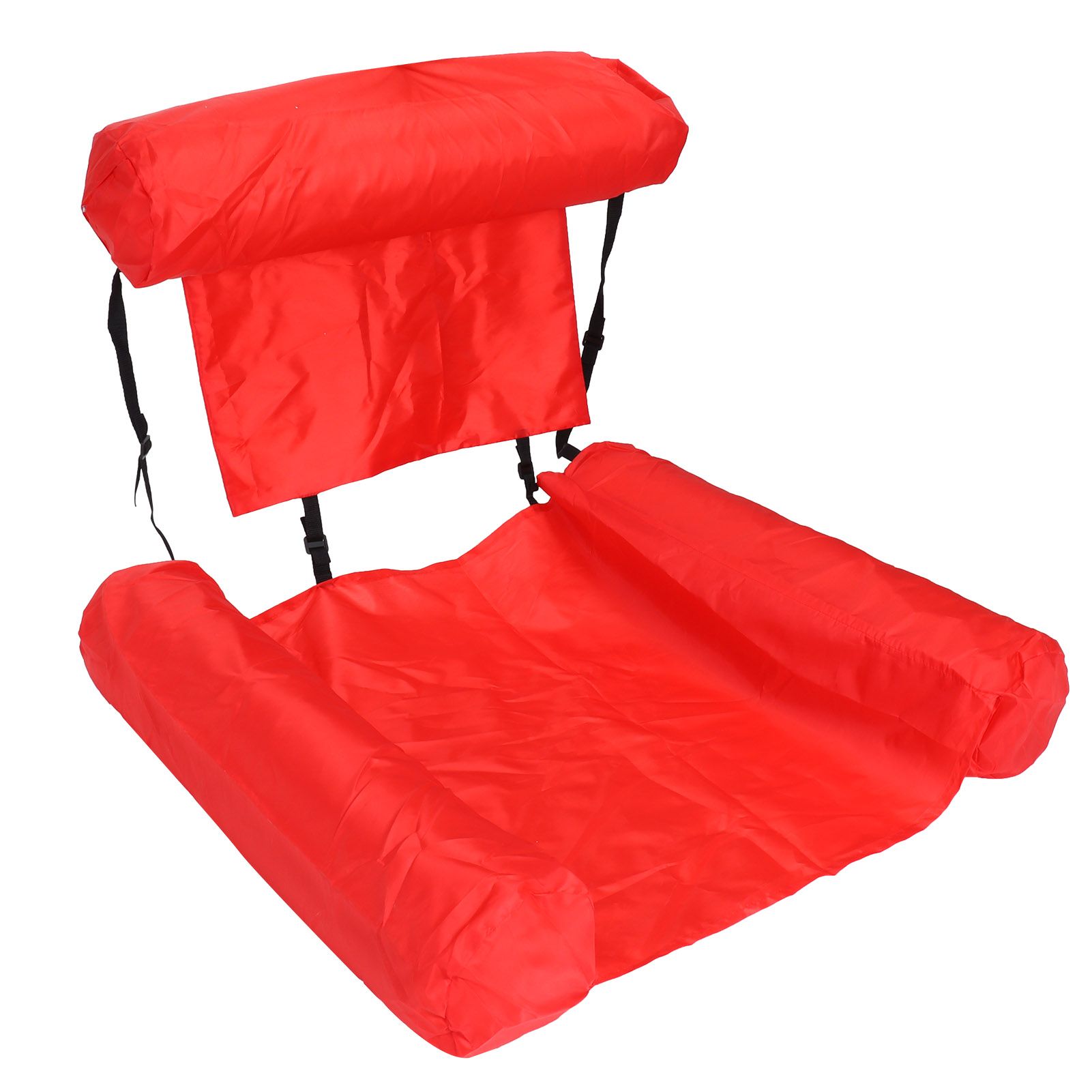 PVC Inflatable Foldable Floating Row Swimming Pool Water Hammock Lounger Chair view 3