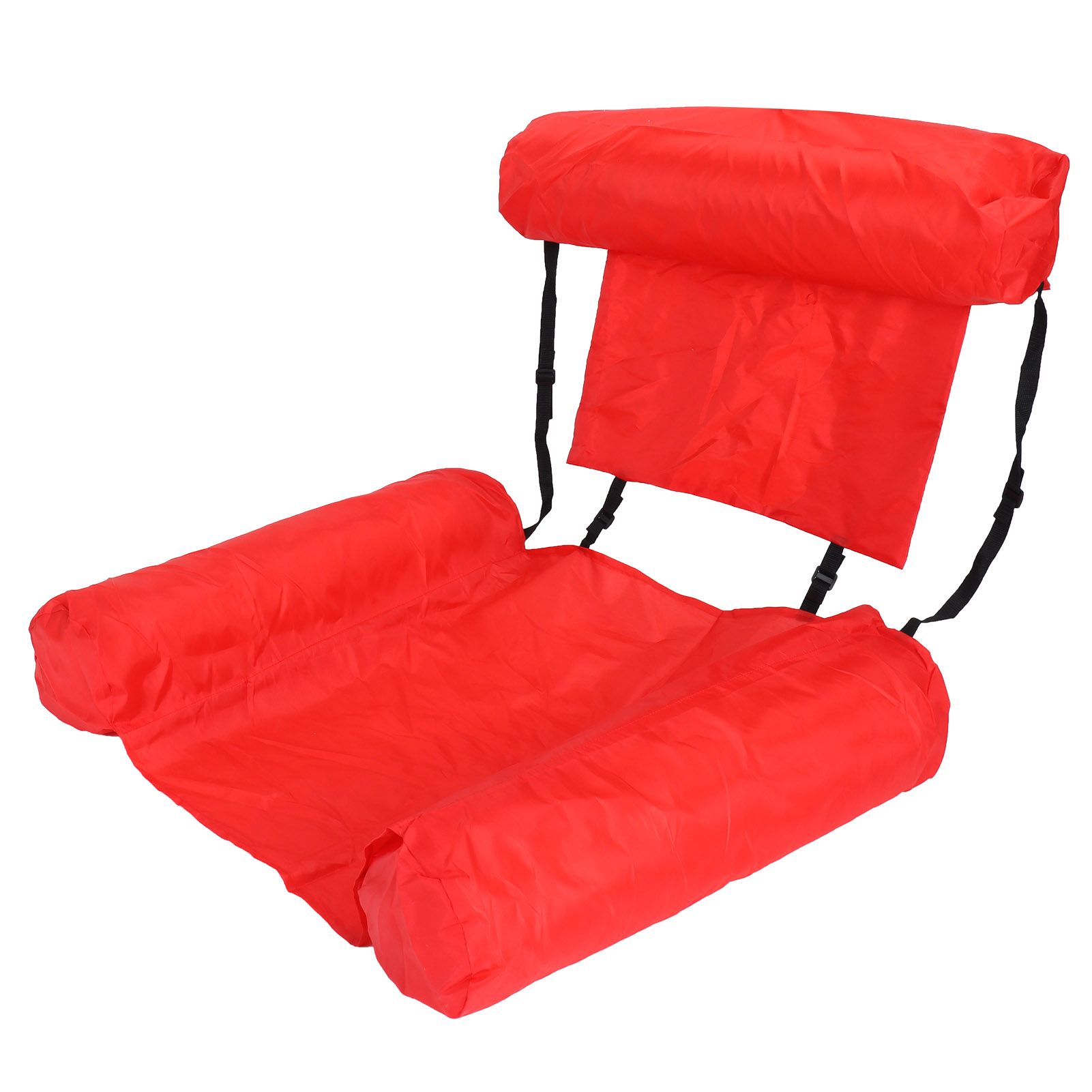 PVC Inflatable Foldable Floating Row Swimming Pool Water Hammock Lounger Chair view 4