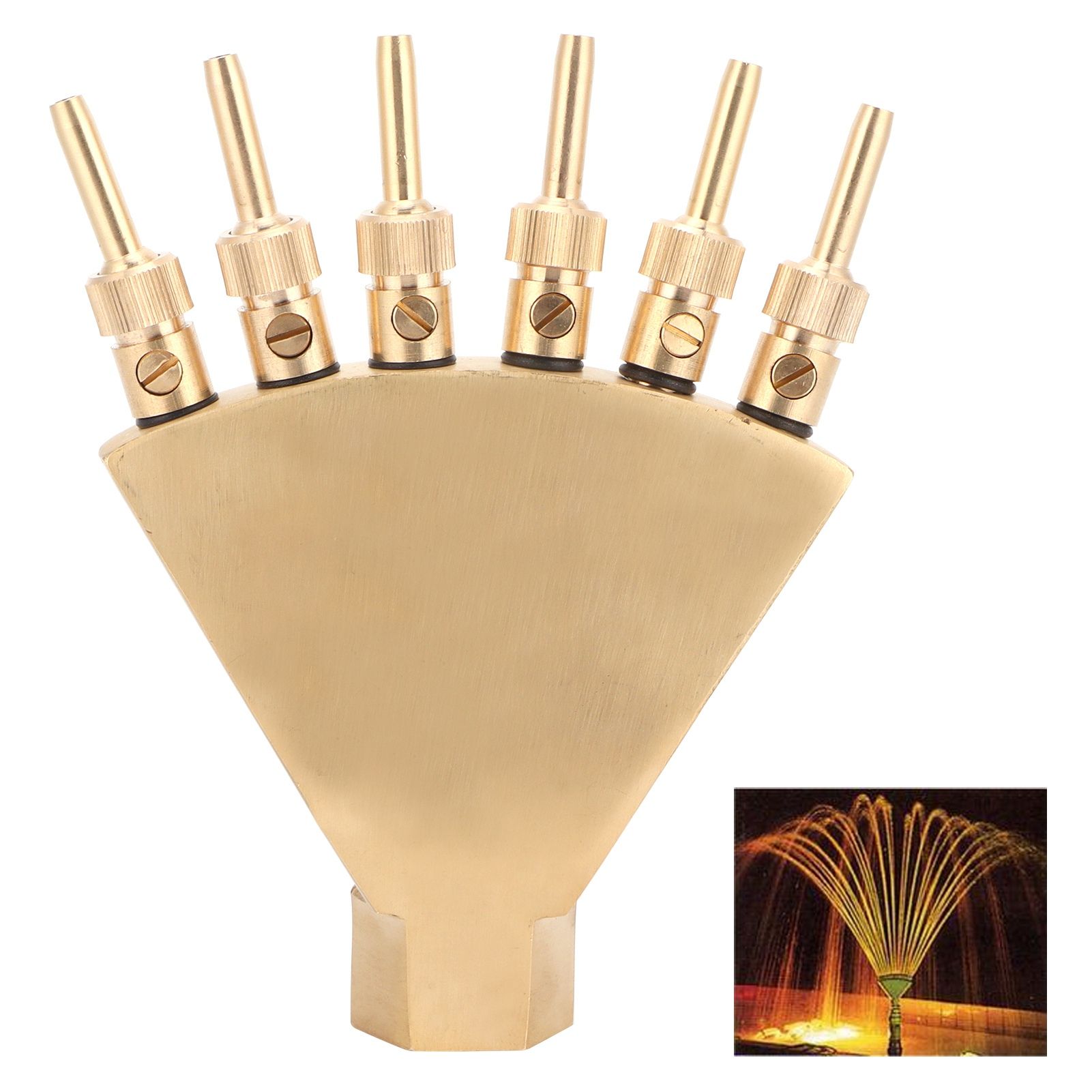 Fountain Sprinkler G1in Female Thread Scattering Fountain Spray Head Landscape view 11