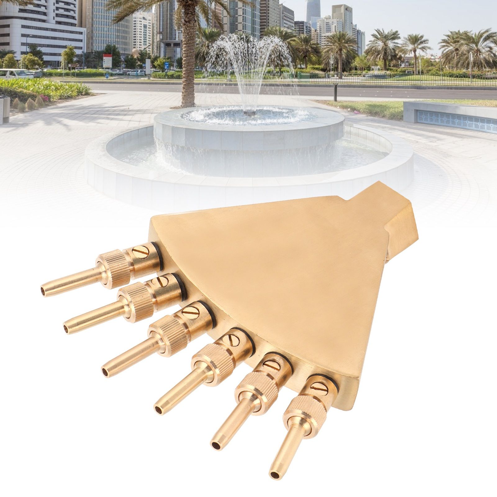 Fountain Sprinkler G1in Female Thread Scattering Fountain Spray Head Landscape view 12