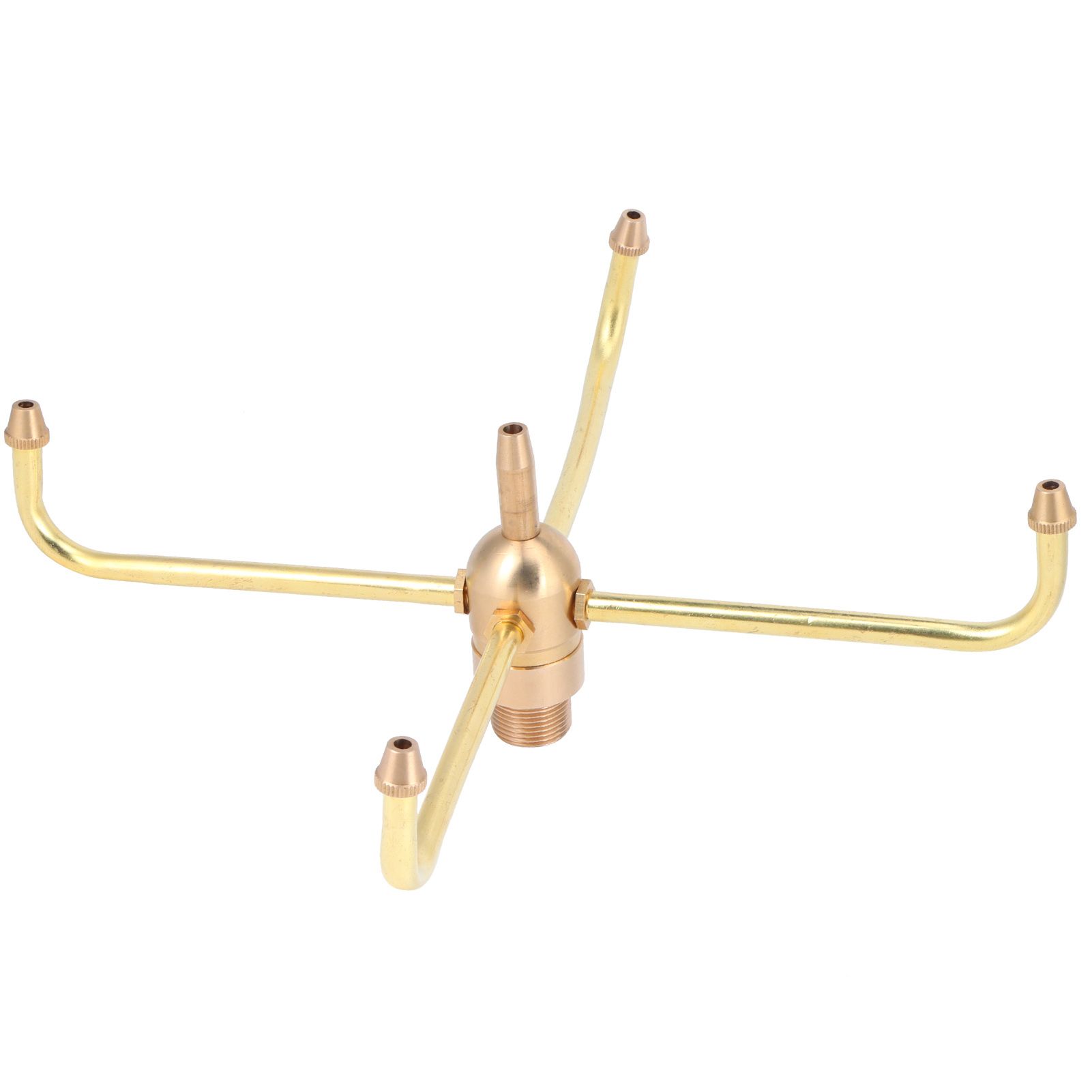 G1/2 Female Thread G3/4 Male Thread 4 Arm Rotate Water Fountain Nozzle Spray view 2